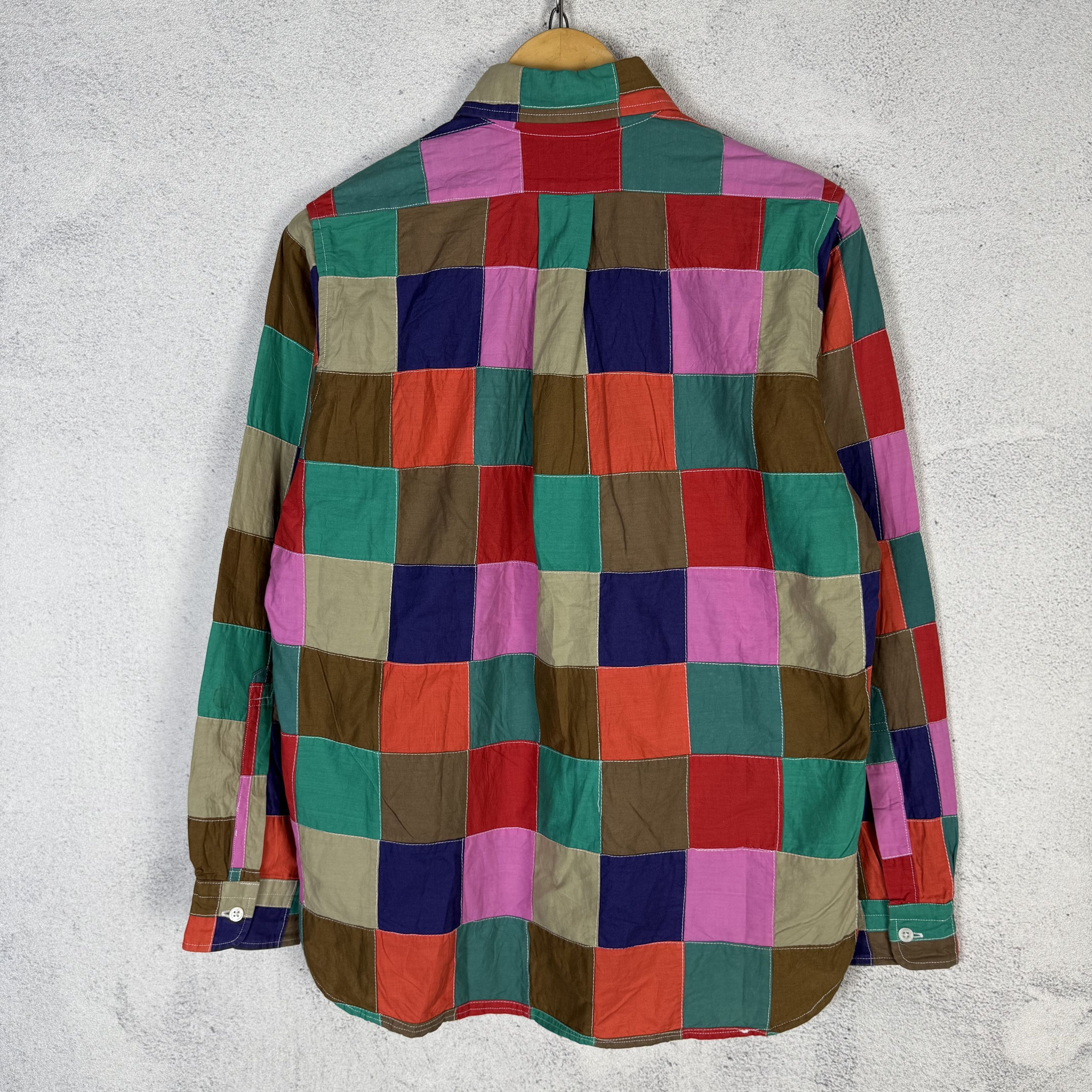 Nepenthes Nepenthes HOGGS Patch Work Button Down Shirt Size US M / EU 48-50 / 2 - 2 Thumbnail
