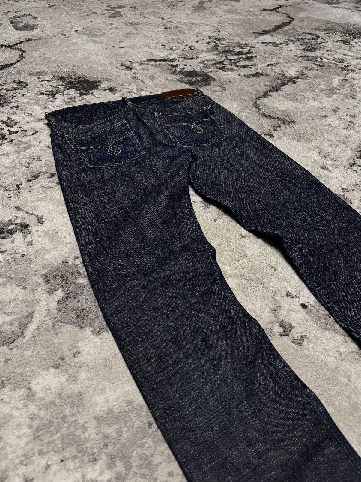 Japan Blue Crazy Japan Blue Selvedge Indigo Jeans Hedi Yohji Raf Miyake Size US 31 - 14 Thumbnail
