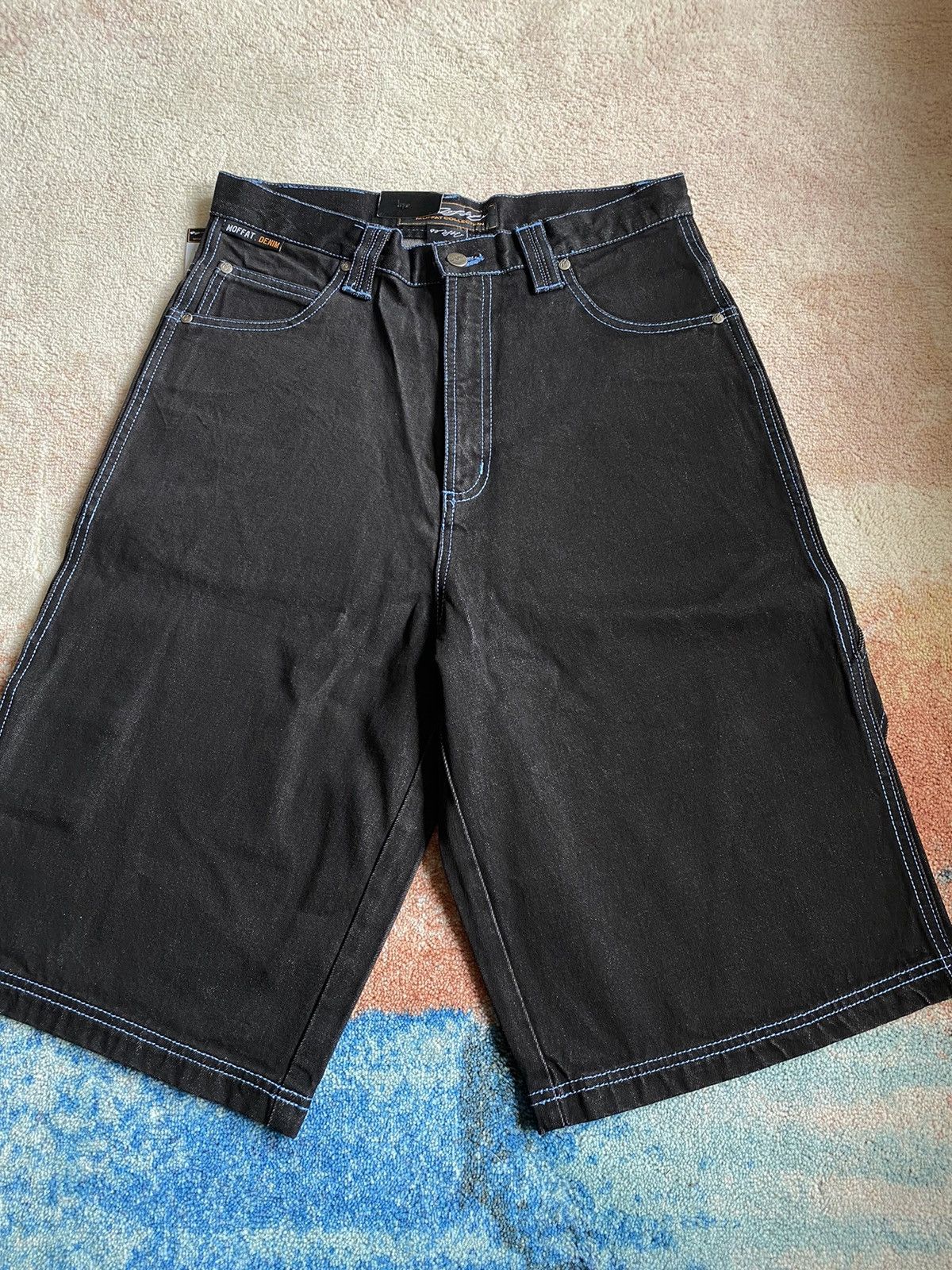 JNCO × Japanese Brand × Vintage Crazy Deadstock Vintage JNCO Style Moffat Baggy Denim Shorts Size US 32 / EU 48 - 7 Thumbnail
