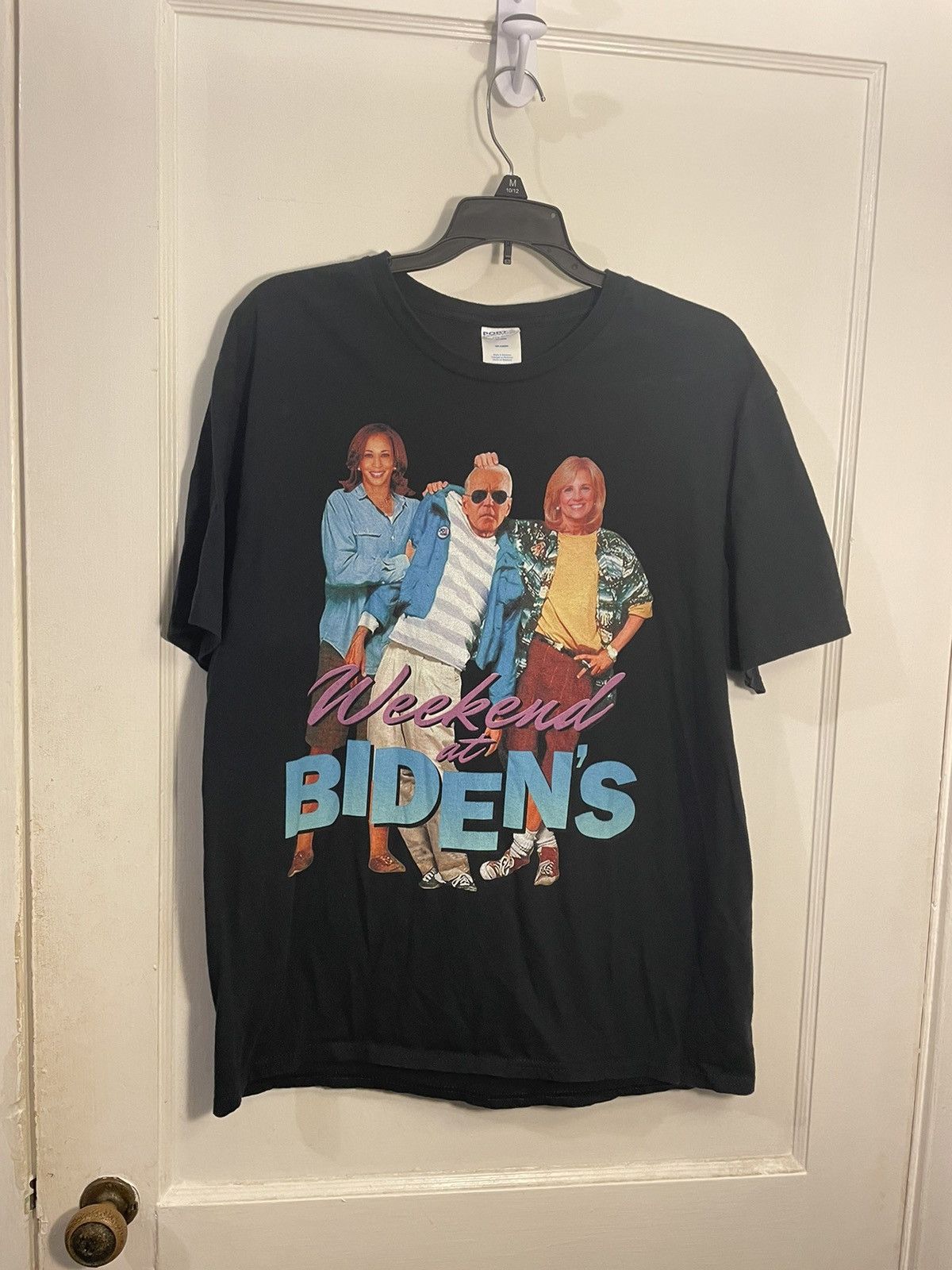 Vintage Men’s Large Black Biden Graphic Tee Size US L / EU 52-54 / 3 - 1 Thumbnail