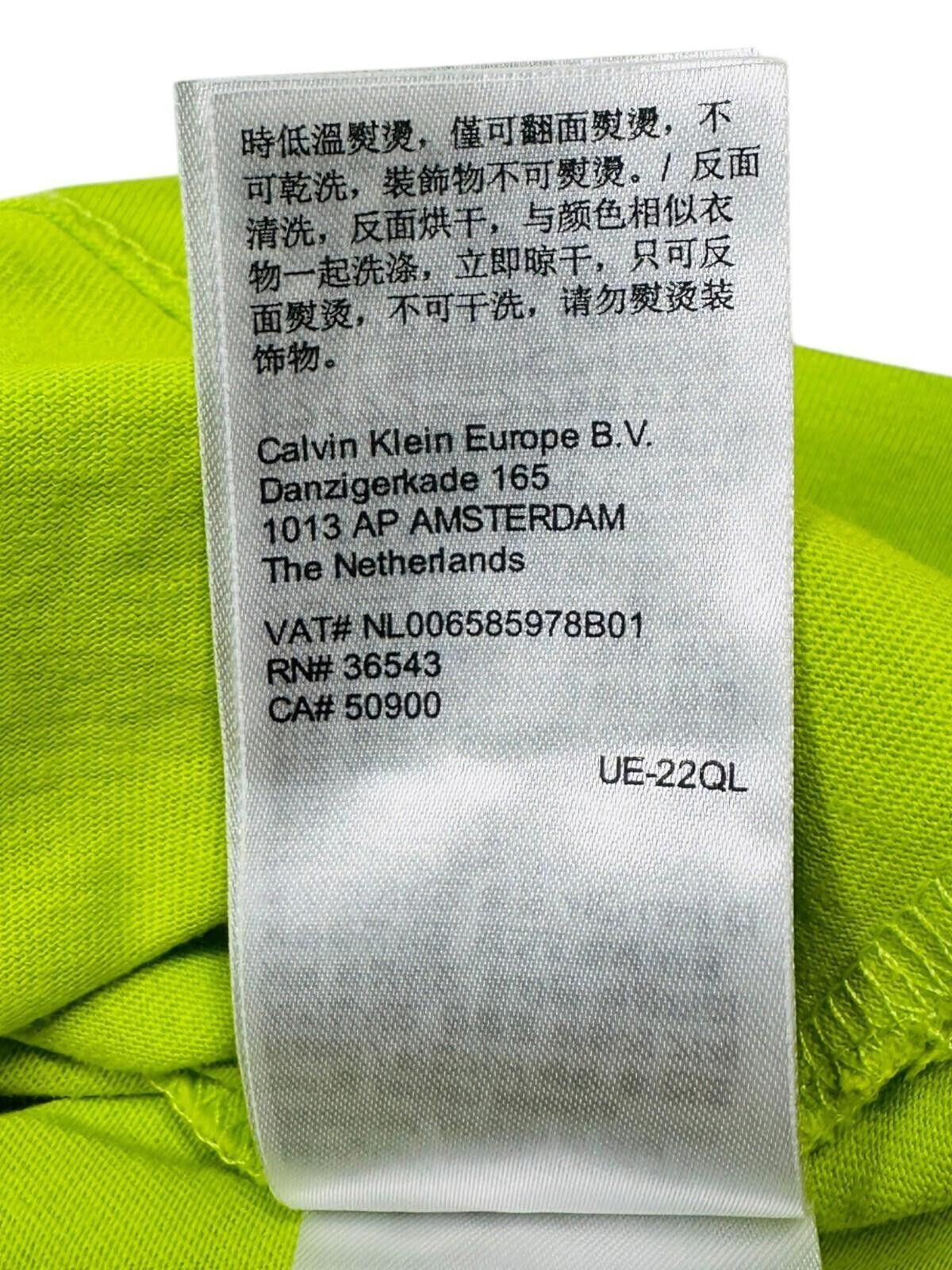 Calvin Klein Calvin Klein Jeans T-Shirt Men's UK Size L Green Bright Size US L / EU 52-54 / 3 - 11 Thumbnail