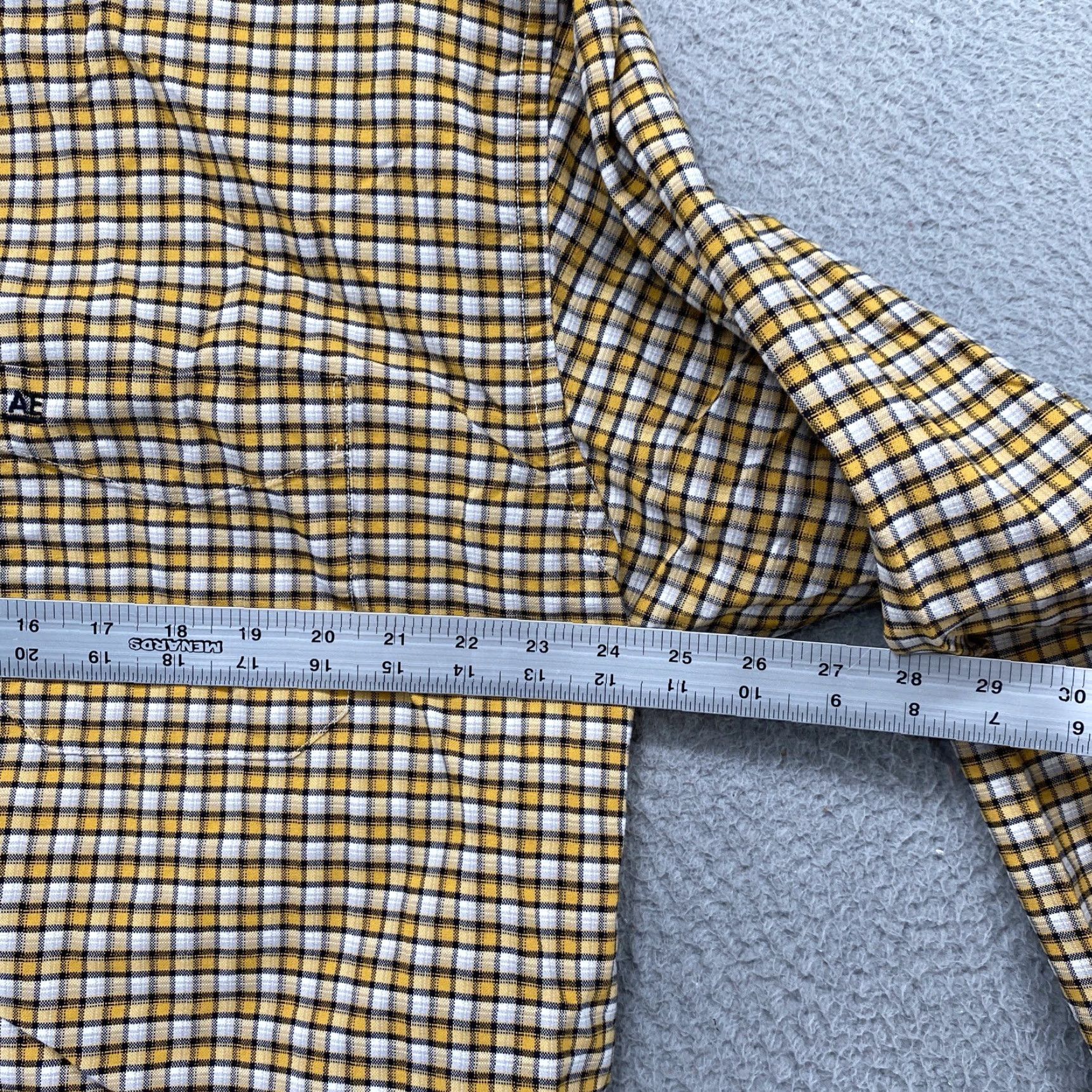 American Eagle Outfitters American Eagle Outfitters Shirt Mens Rugged Oxford Plaid 2XL Multicolor Long Sleeve Button-Up Size US XXL / EU 58 / 5 - 4 Thumbnail