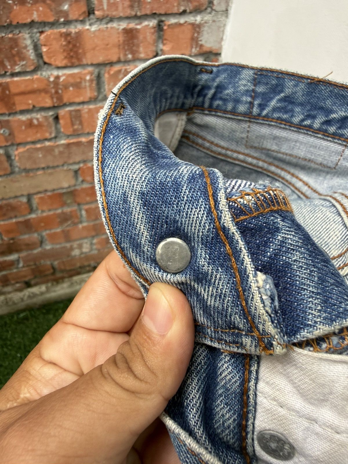 Levi's Vintage Clothing W32x29.5 Vintage levi’s 501 redline made in USA repaired Size US 32 / EU 48 - 10 Thumbnail