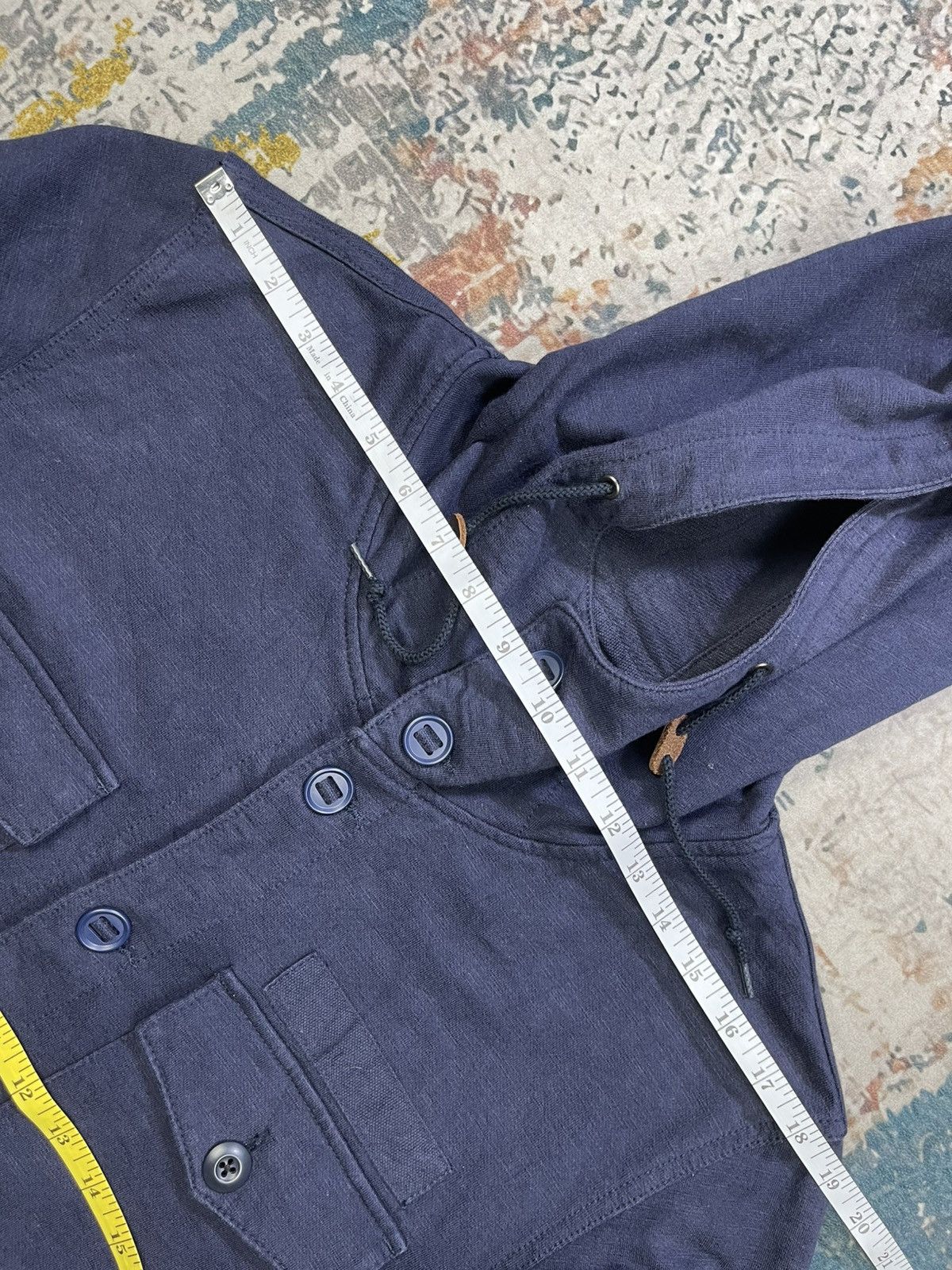Beams Plus Beams Navy Hooded Cotton Jacket Size US M / EU 48-50 / 2 - 11 Thumbnail