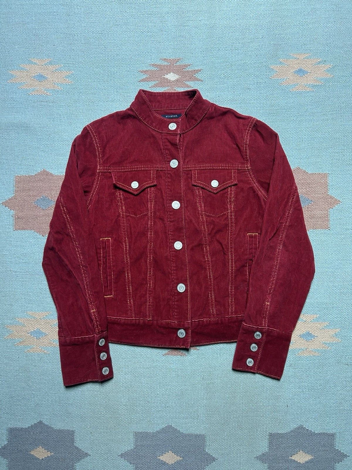 Gap Gap corduroy jacket stretch red western 4 pocket women’s XS Size XS / US 0-2 / IT 36-38 - 1 Thumbnail