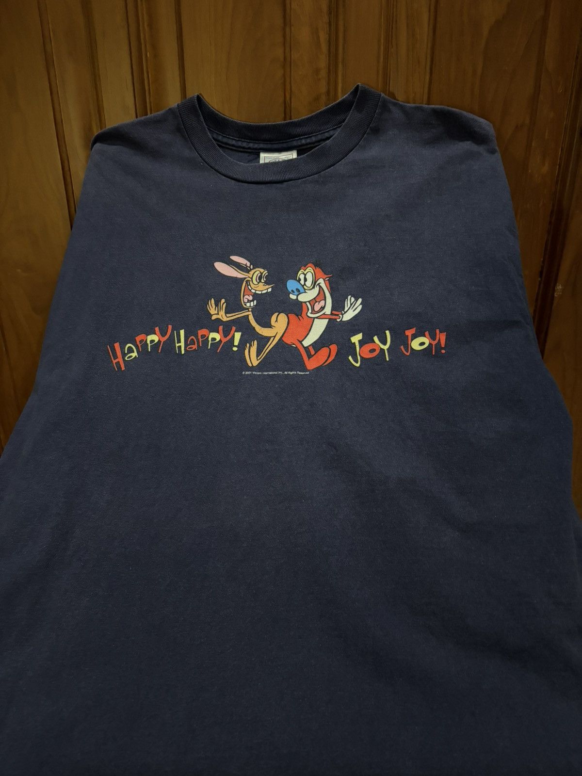 Cartoon Network Vintage 2001 Ren & Stimpy Show Size US L / EU 52-54 / 3 - 1 Thumbnail