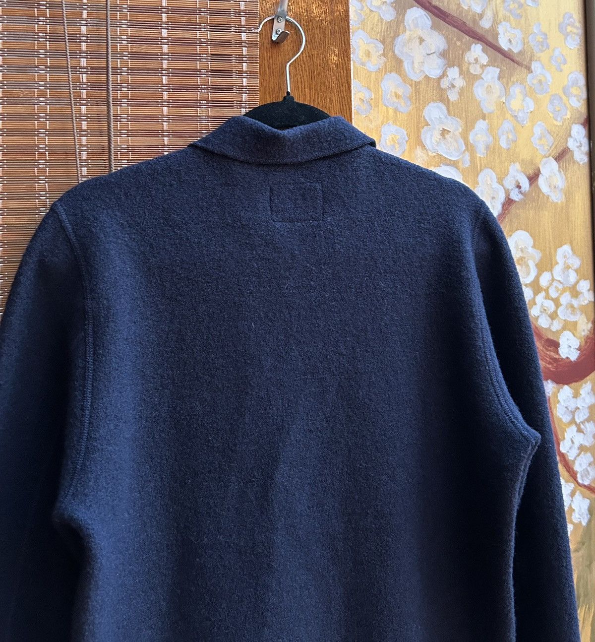 Other Bric-A-Brac AW-24 Boiled Wool Navy Basic Patch Pocket Jacket Size US XS / EU 42 / 0 - 4 Thumbnail