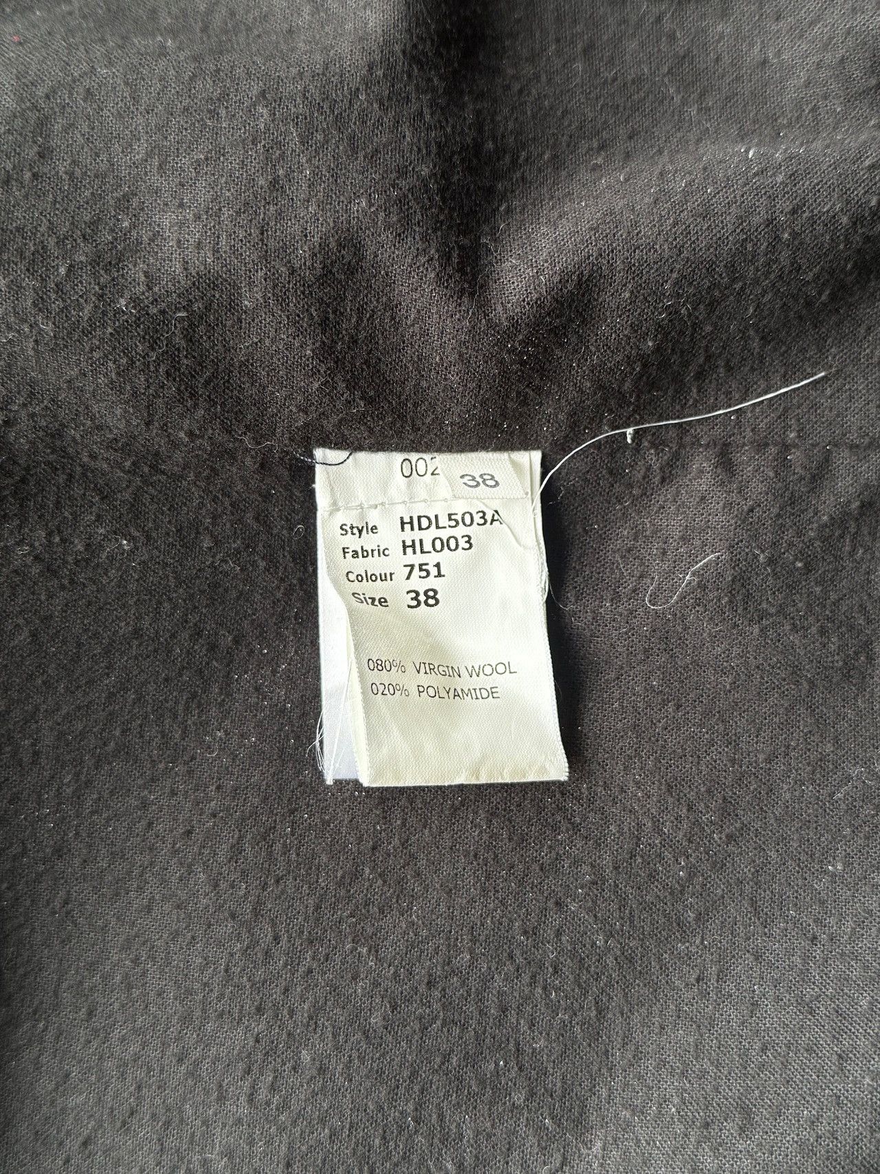 Hussein Chalayan 2000s Hussein Chalayan lining wool coat Size US S / EU 44-46 / 1 - 7 Thumbnail