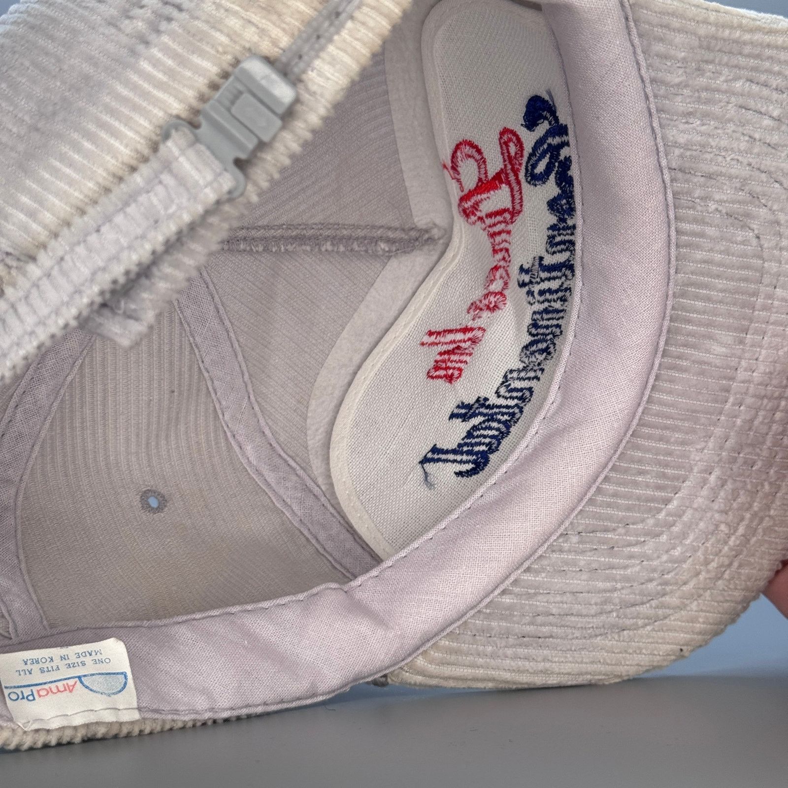 Vintage Vintage '80s Lincoln Continental Corduroy strapback hat Size ONE SIZE - 5 Thumbnail
