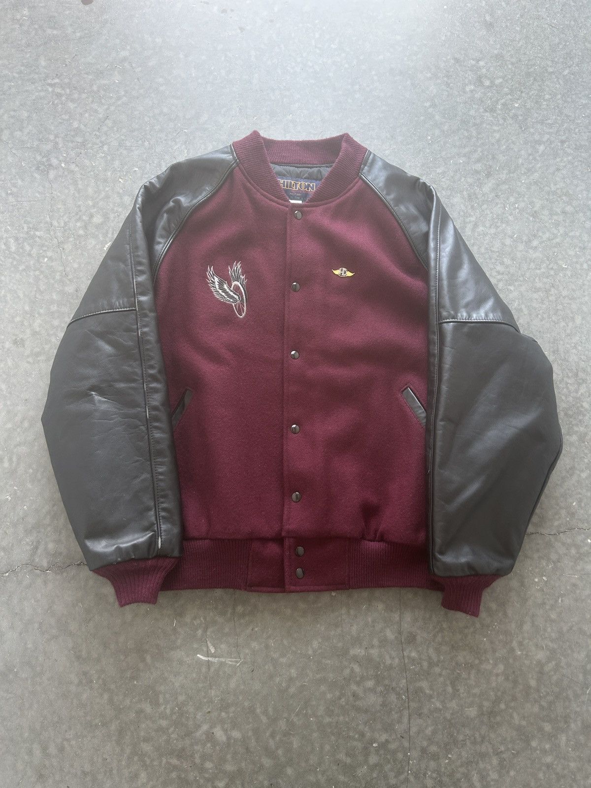 Harley Davidson × Vintage Vintage 90s Harley Davidson Varsity Jacket Size US XXL / EU 58 / 5 - 5 Thumbnail