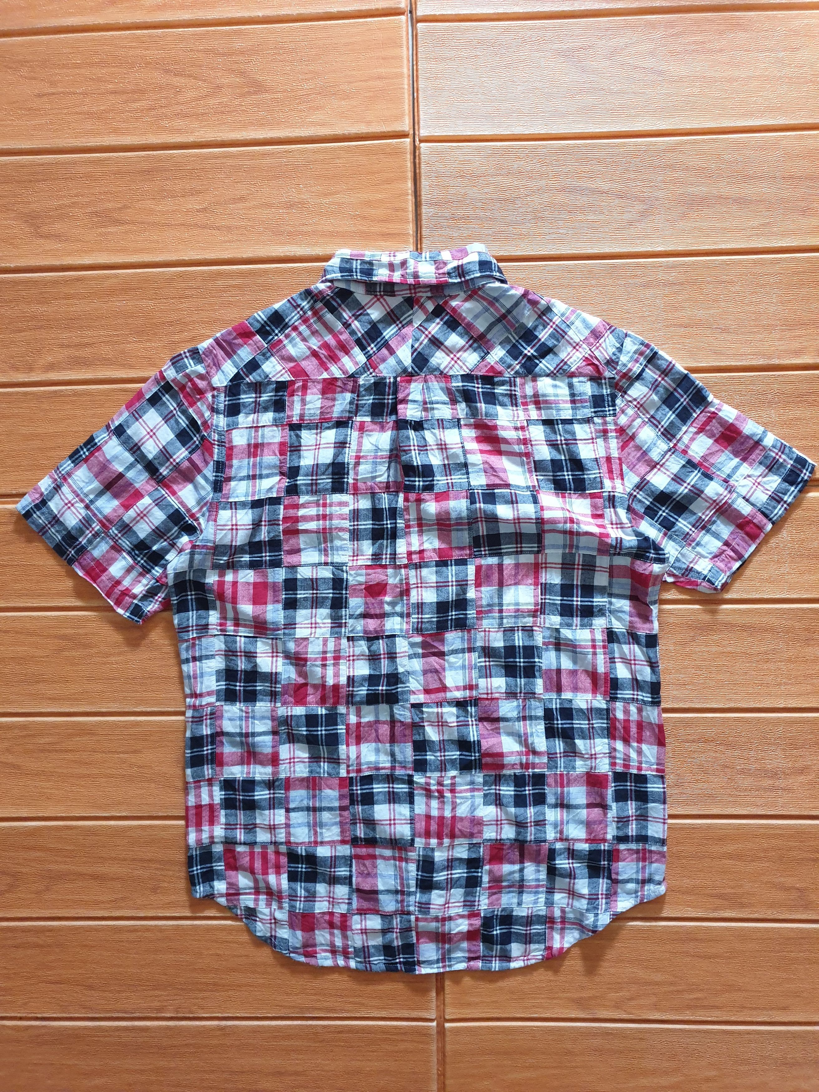 Japanese Brand 💥Global work japanese brand patchwork shirt Size US M / EU 48-50 / 2 - 4 Thumbnail