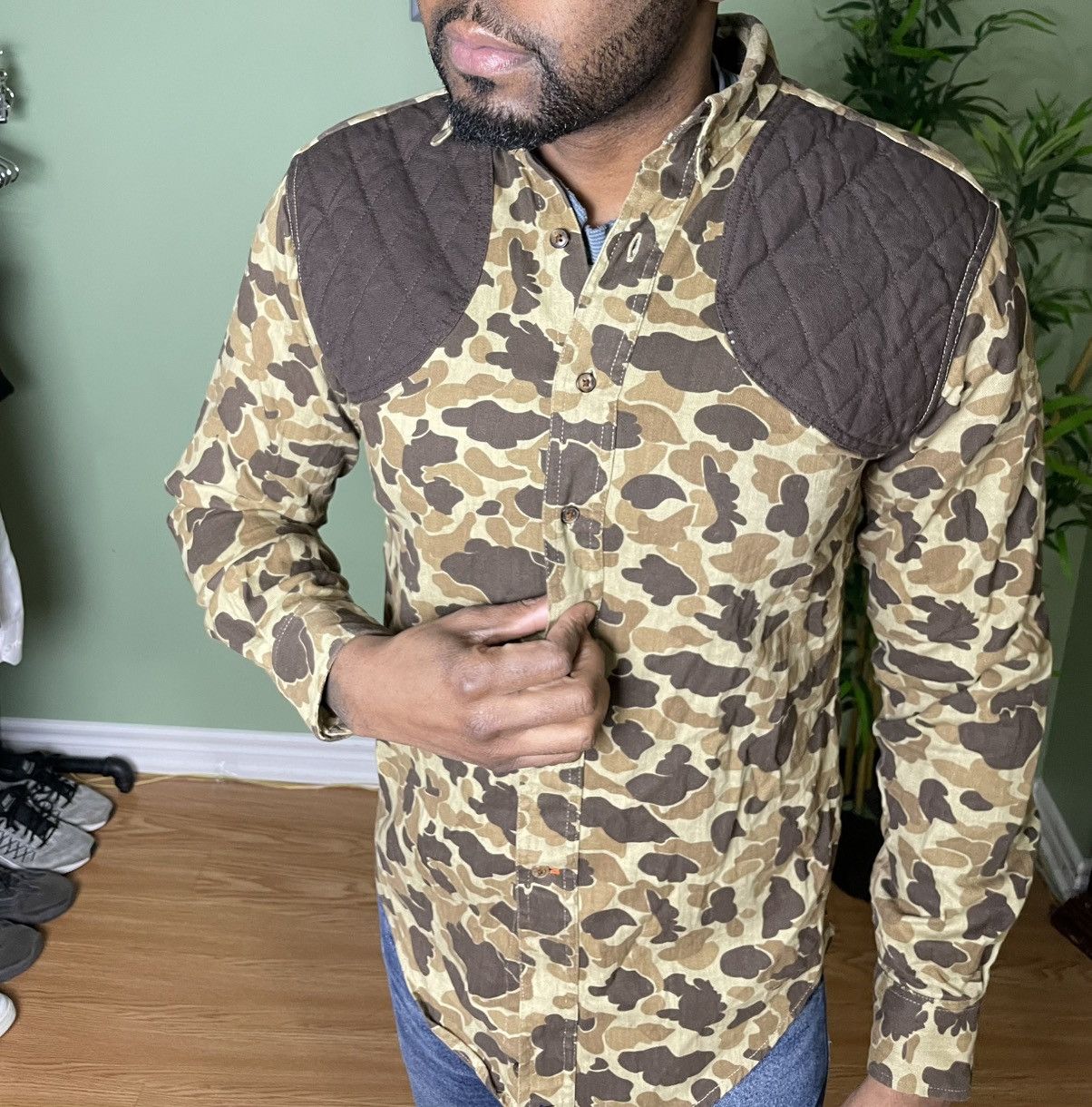 Vintage Vintage Military Camouflage Button Up Size US S / EU 44-46 / 1 - 1 Thumbnail