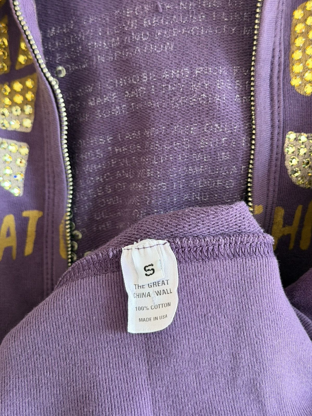 The Great China Wall *RARE* 90s VINTAGE THE GREAT CHINA WALL TGCW HOODIE SUNSET Size S / US 4 / IT 40 - 9 Thumbnail