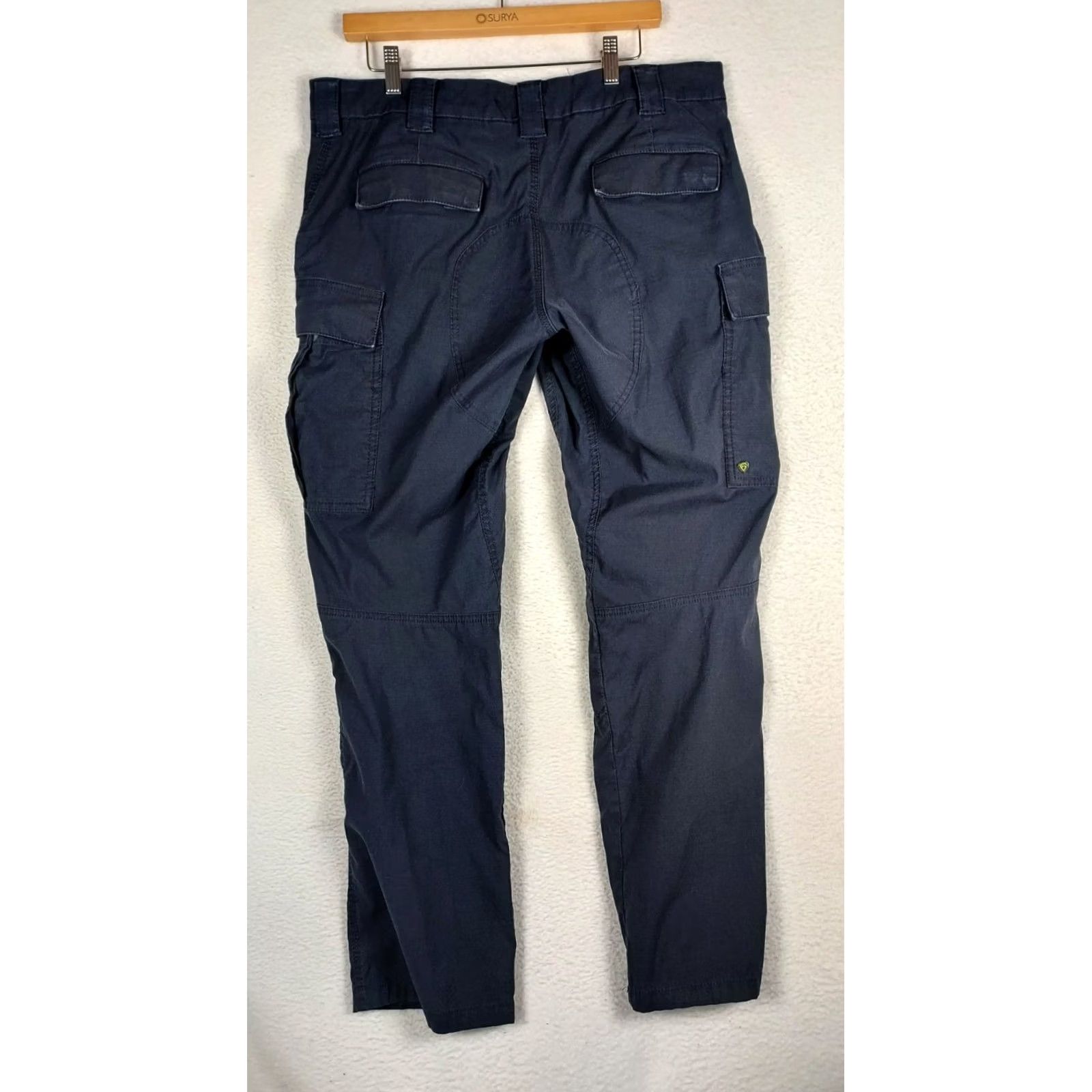 Vintage VINTAGE: First Tactical V2 Cargo Pants Mens 36x32 Navy Ripstop Utility Work Size US 36 / EU 52 - 2 Thumbnail