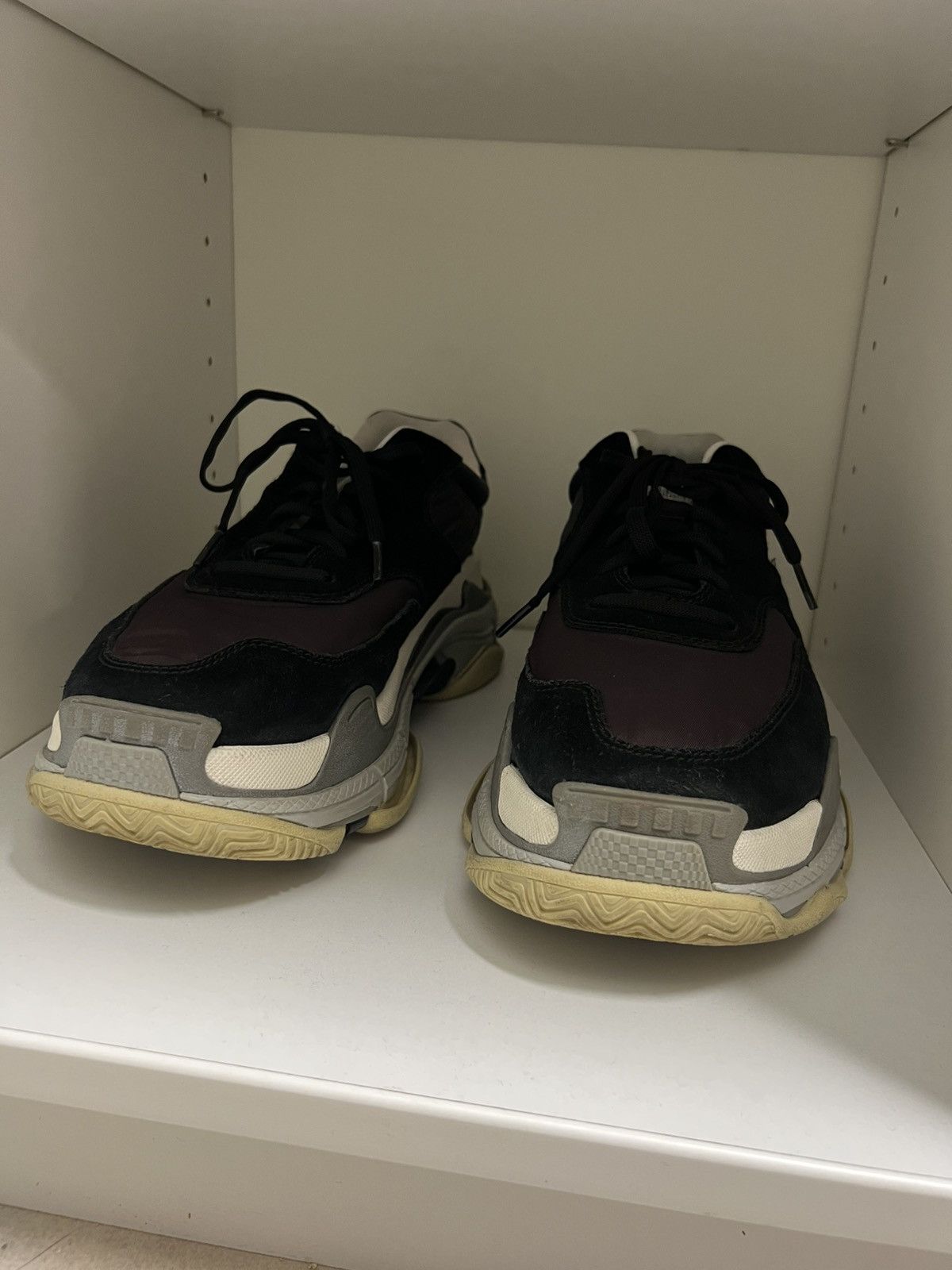 Balenciaga Balenciaga Triple S 2.0 ‘Bordeaux’ Suede/Nylon Sneakers Size US 10 / EU 43 - 11 Thumbnail