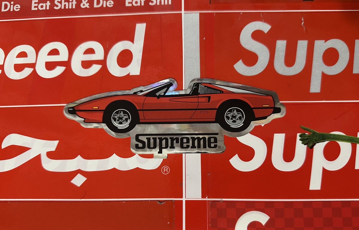 Supreme SS13 Supreme GT Ferrari Racecar Sticker 2013 Box Logo RARE Size ONE SIZE - 3 Thumbnail