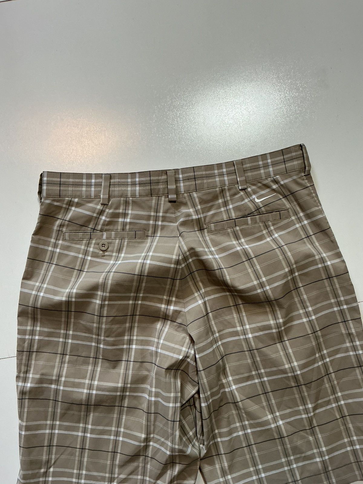 Nike Nike Dri Fit Golf Plaid Swoosh Performance 11" Inseam Shorts Size US 34 / EU 50 - 8 Thumbnail