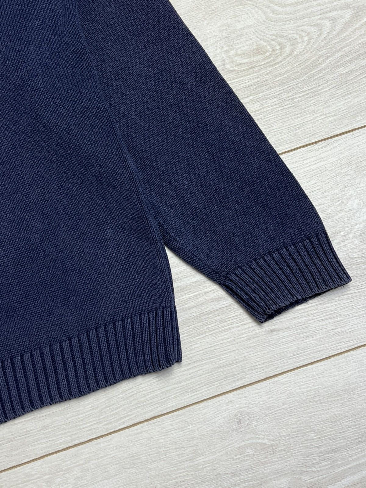 Yves Saint Laurent Vintage YSL Pour Homme Navy Crewneck Sweater Size US XL / EU 56 / 4 - 5 Thumbnail