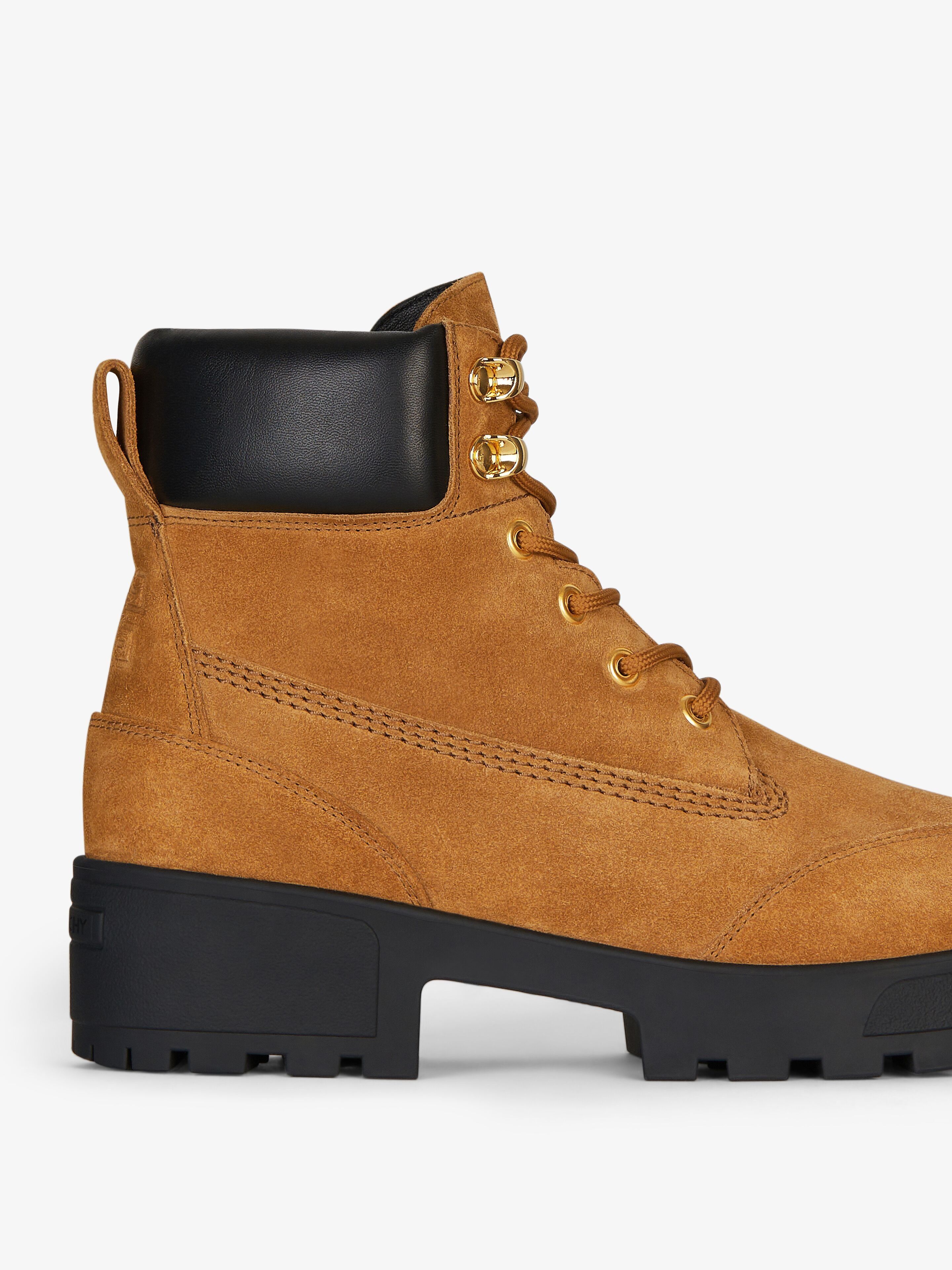 Givenchy o1w1db10525 Trekker Ankle Boot in Beige Size US 6 / IT 36 - 2 Thumbnail