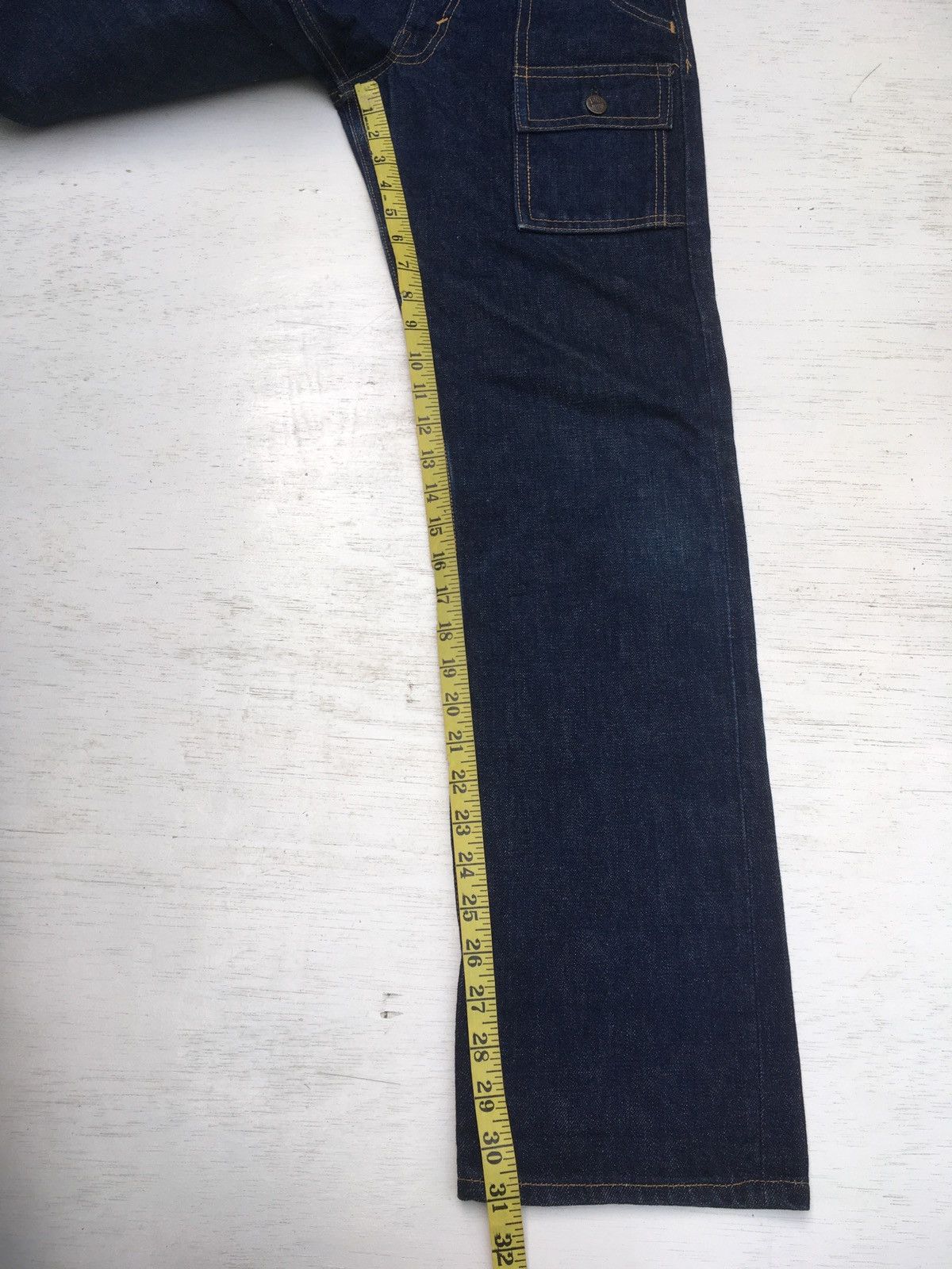 Big John × Vintage 70s VINTAGE BIG JOHN HALF SELVEDGE BUSHPANTS JEANS Size US 28 / EU 44 - 23 Thumbnail