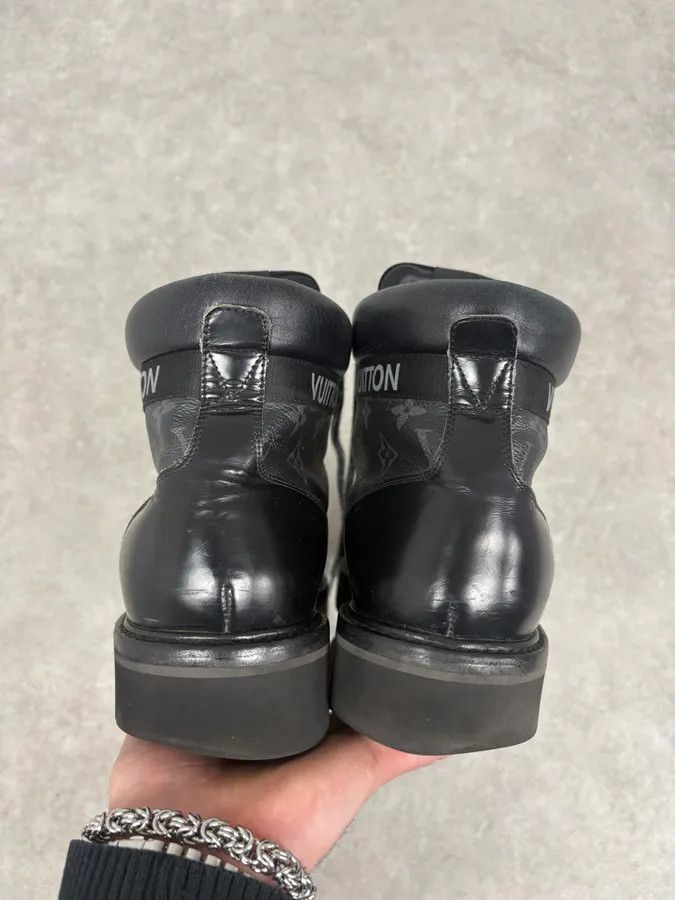 Louis Vuitton Louis Vuitton Oberkampf Black Leather Boots Size US 11.5 / EU 44-45 - 5 Thumbnail