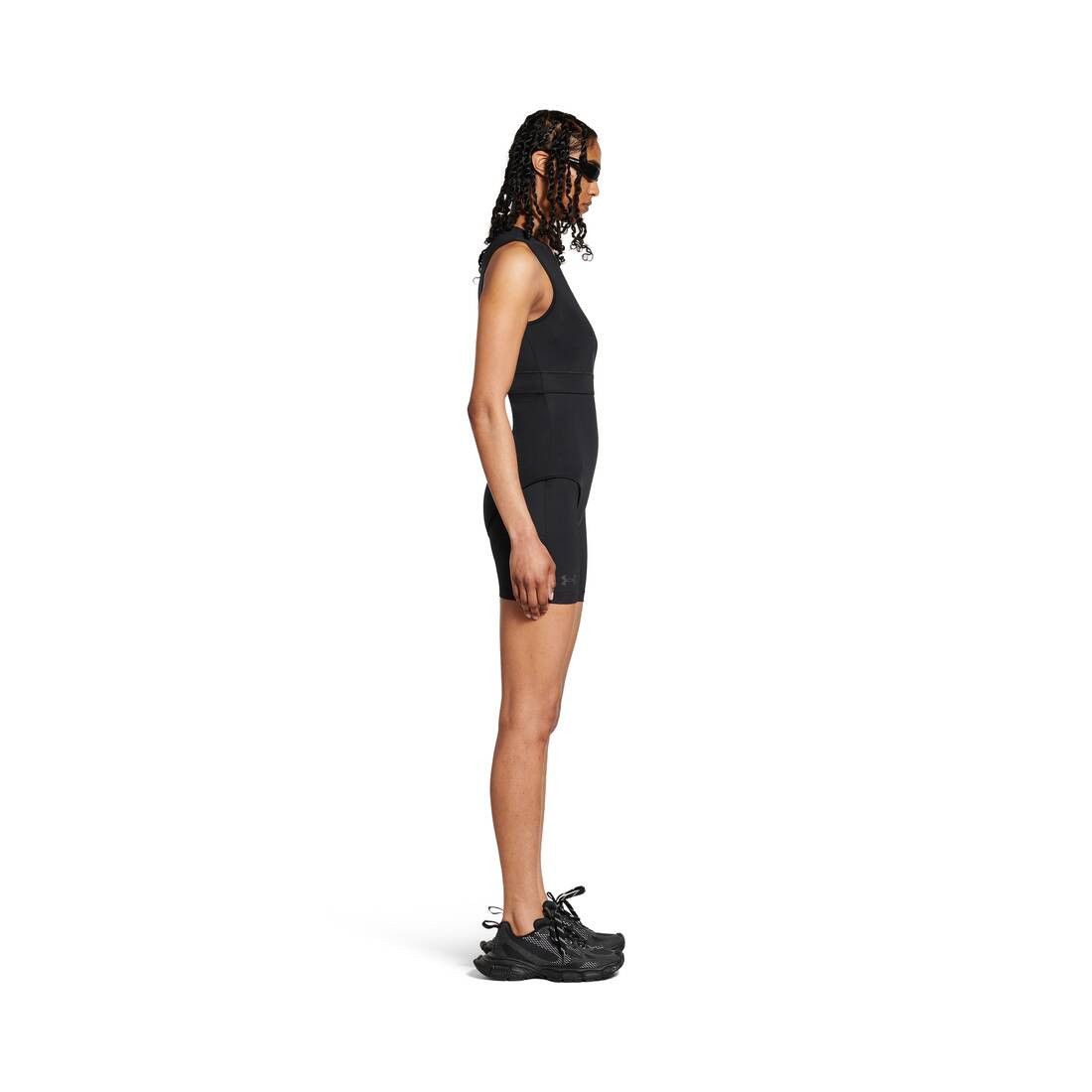 Balenciaga × Under Armour oc11z1125 Under Armour® Layered Cycling Bodysuit in Black Size XL / US 12-14 / IT 48-50 - 3 Thumbnail