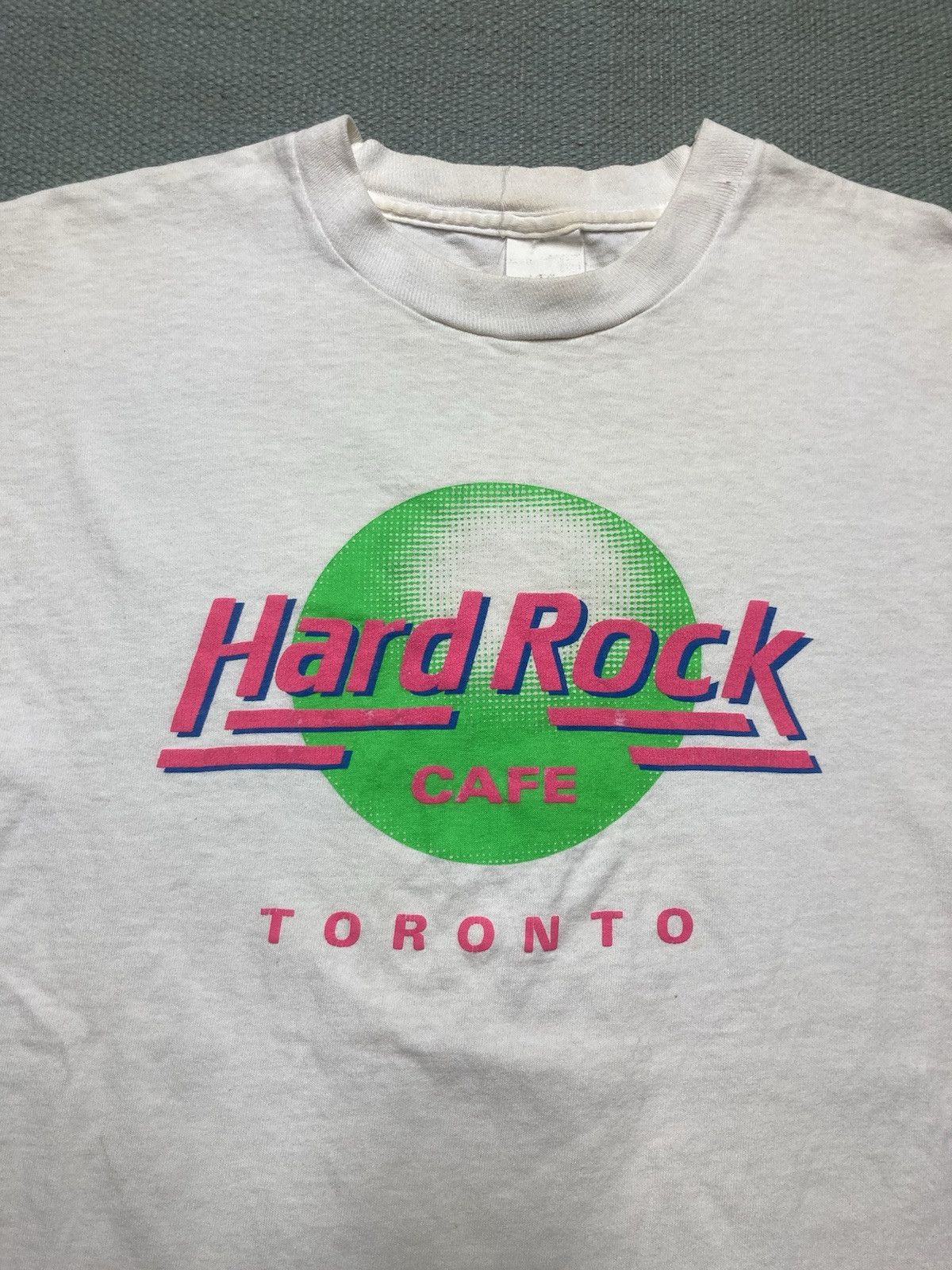 Hard Rock Cafe × Vintage 90s graphic t shirt Hard Rock Cafe Toronto canada neon XL Size US XL / EU 56 / 4 - 3 Thumbnail