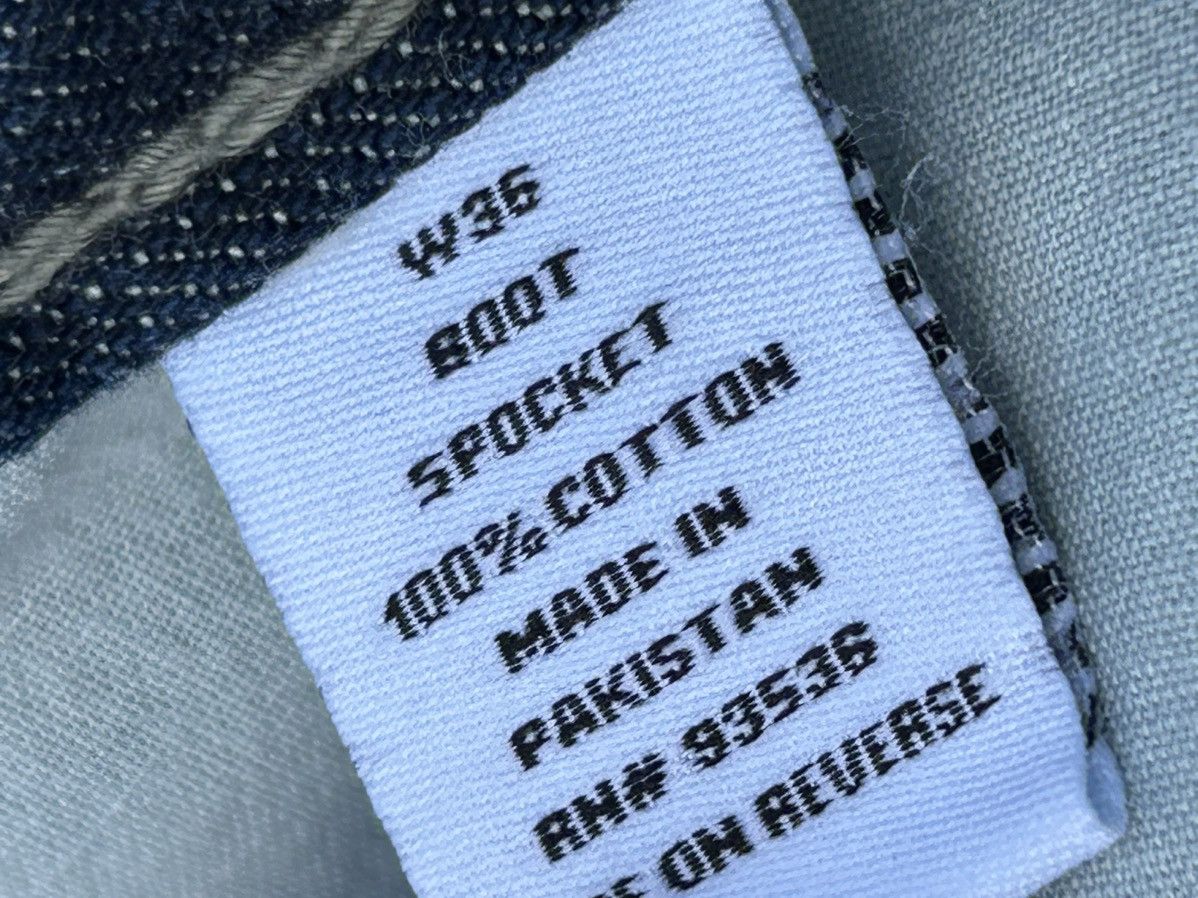 Marc Ecko Marc Eckō 70’s Bootcut Embroidered Distressed Jeans Size US 36 / EU 52 - 13 Thumbnail
