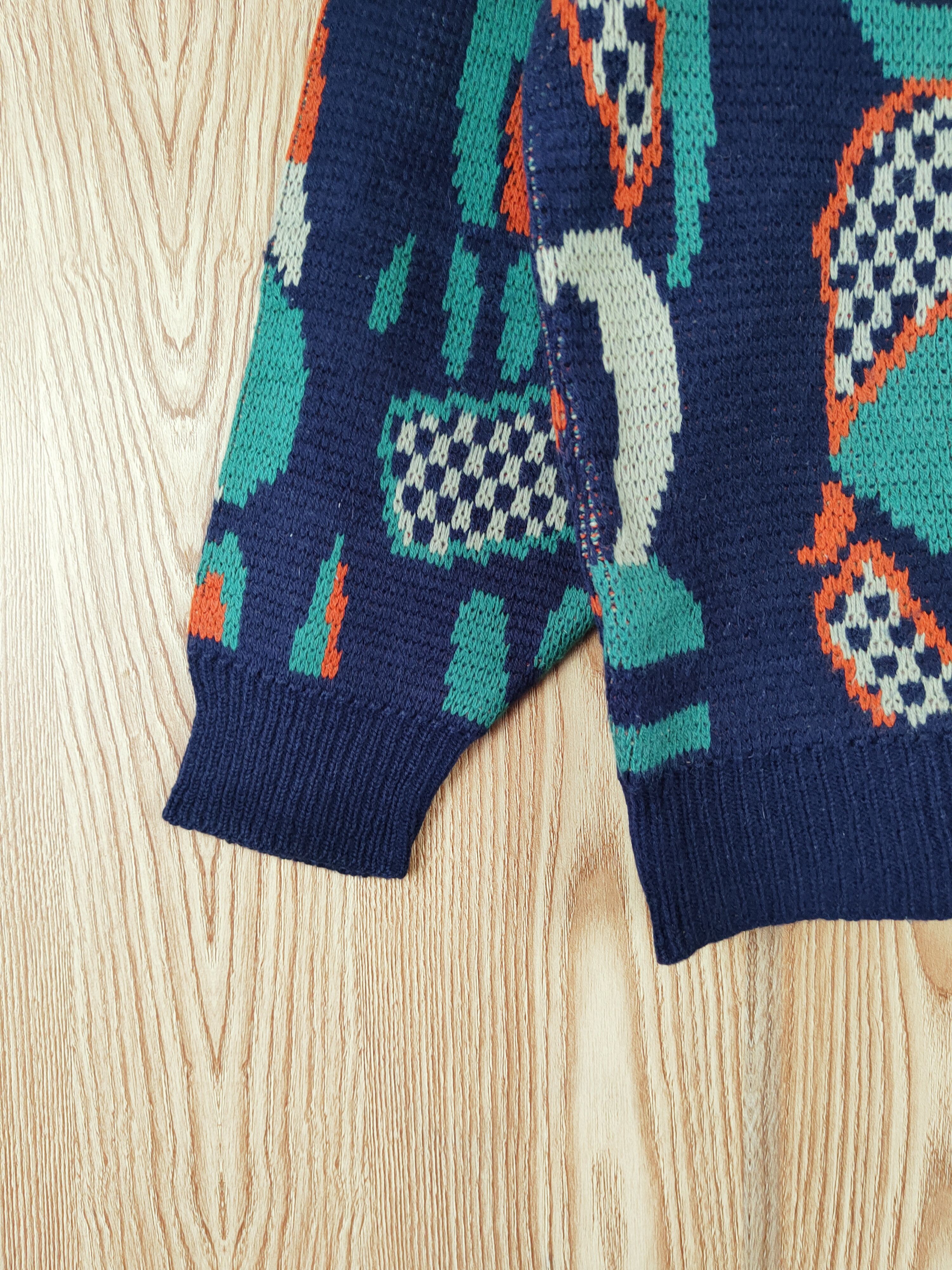 Homespun Knitwear DL Carlo Farini Dark Blue Knitwear vintage Sweatshirts #W042 Size US M / EU 48-50 / 2 - 4 Thumbnail