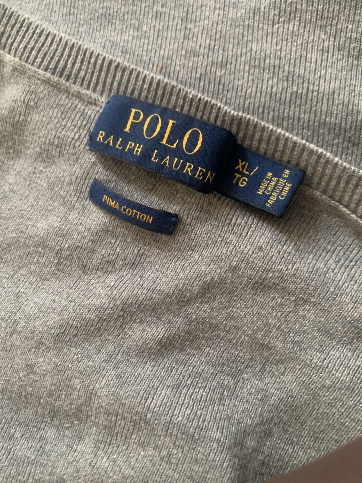 Polo Ralph Lauren Polo Ralph Lauren Pima Cotton Sweater - XL Size US XL / EU 56 / 4 - 4 Thumbnail