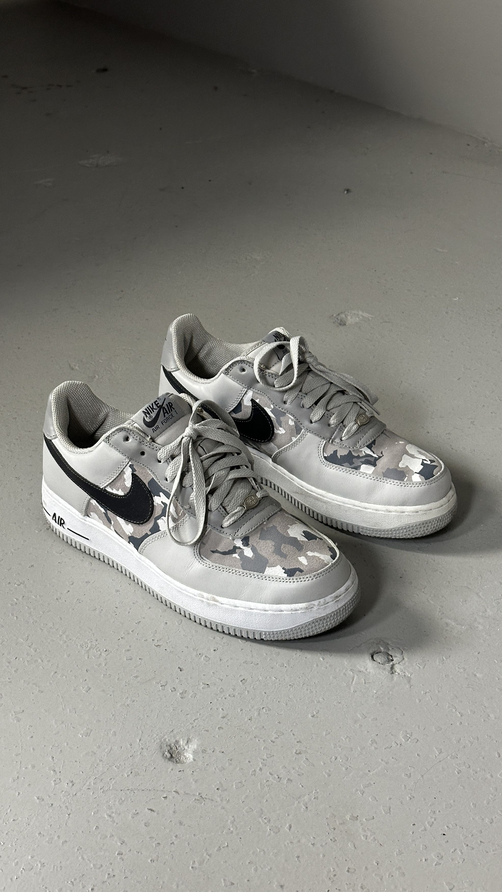 Nike Vtg Nike air force 1 premium af1 2003 neutral grey camo Size US 10 / EU 43 - 4 Thumbnail