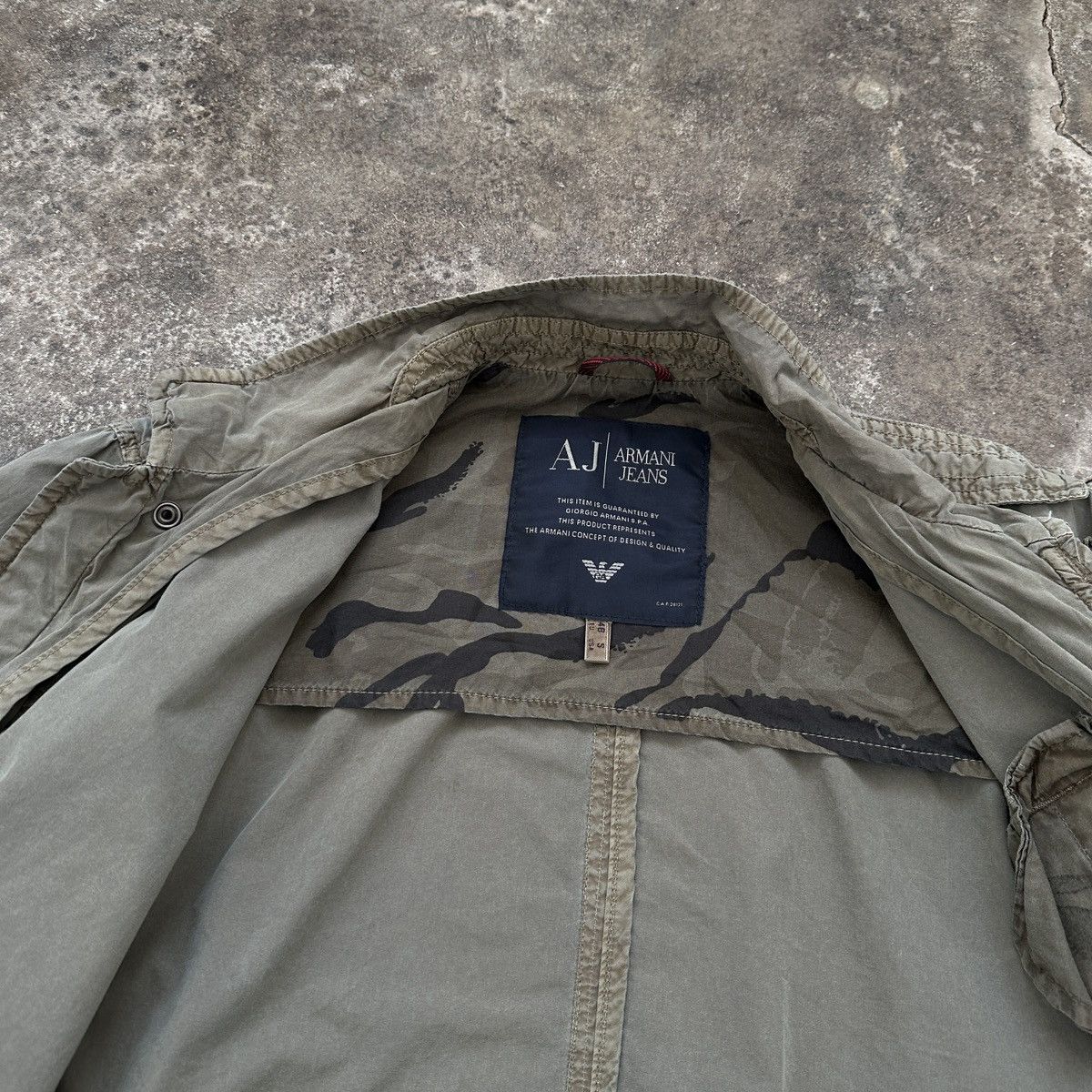 Emporio Armani Vintage Armani Jeans Olive Jacket Size US M / EU 48-50 / 2 - 10 Thumbnail