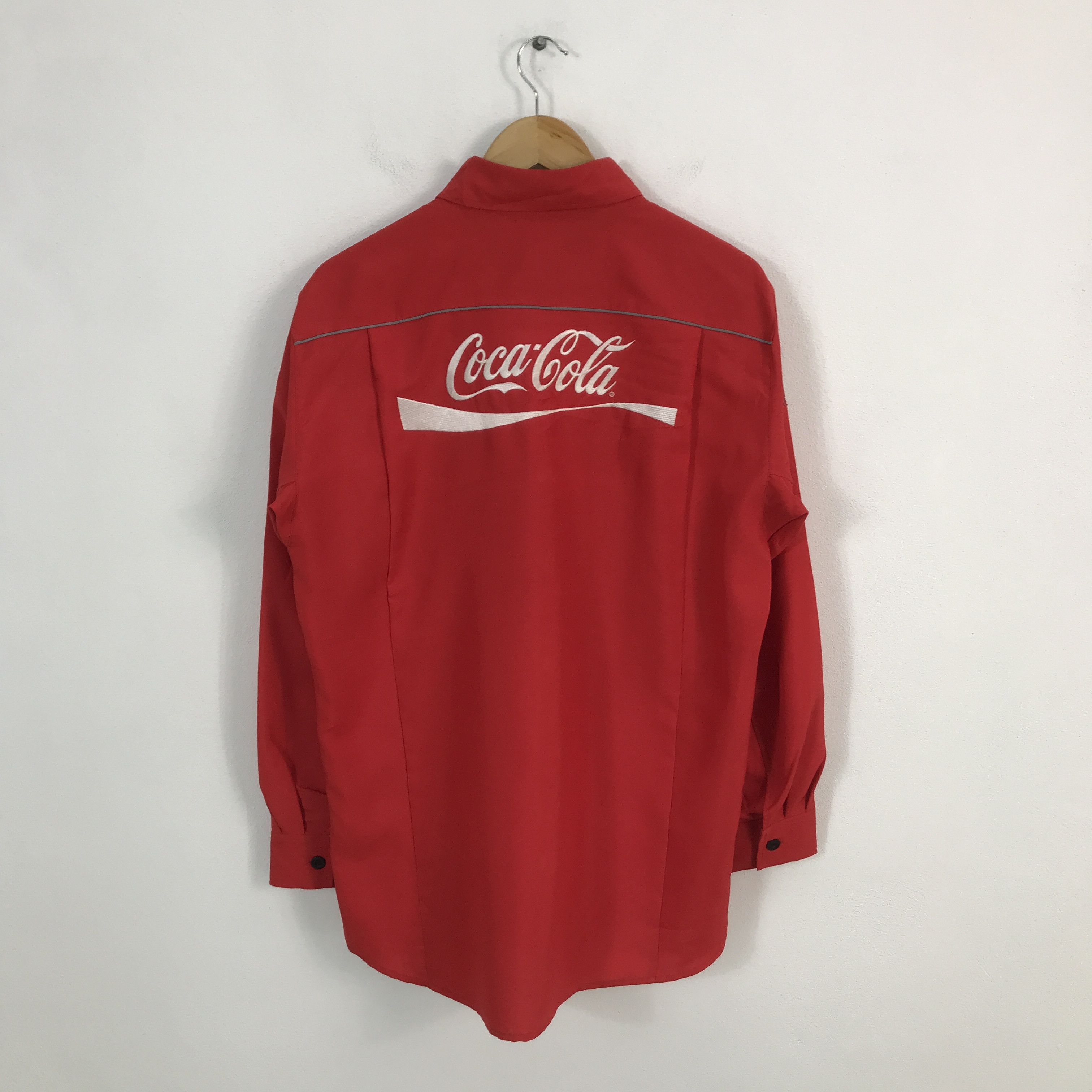 Coca Cola × Japanese Brand Vtg coca cola east japan button up tshirts Size US L / EU 52-54 / 3 - 2 Thumbnail