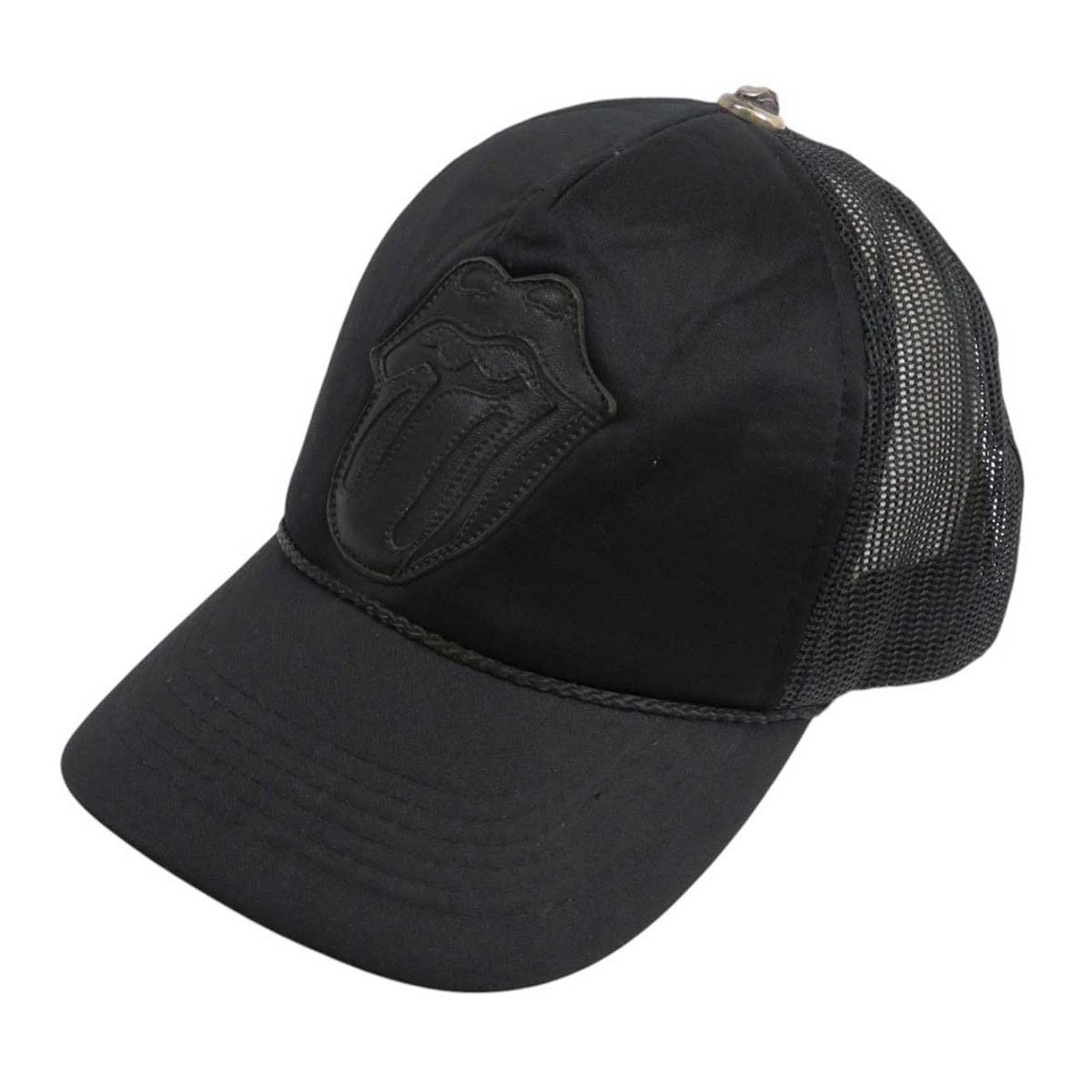Chrome Hearts CHROME HEARTS Black Leather Patch Trucker Cap Size ONE SIZE - 1 Thumbnail