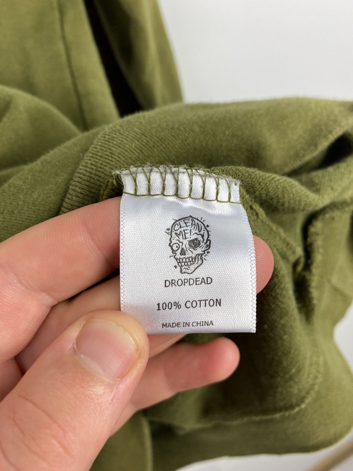 Drop Dead Clothing Drop Dead Khaki Sweatshirt Y2K Stussy Evisu Size US S / EU 44-46 / 1 - 9 Thumbnail