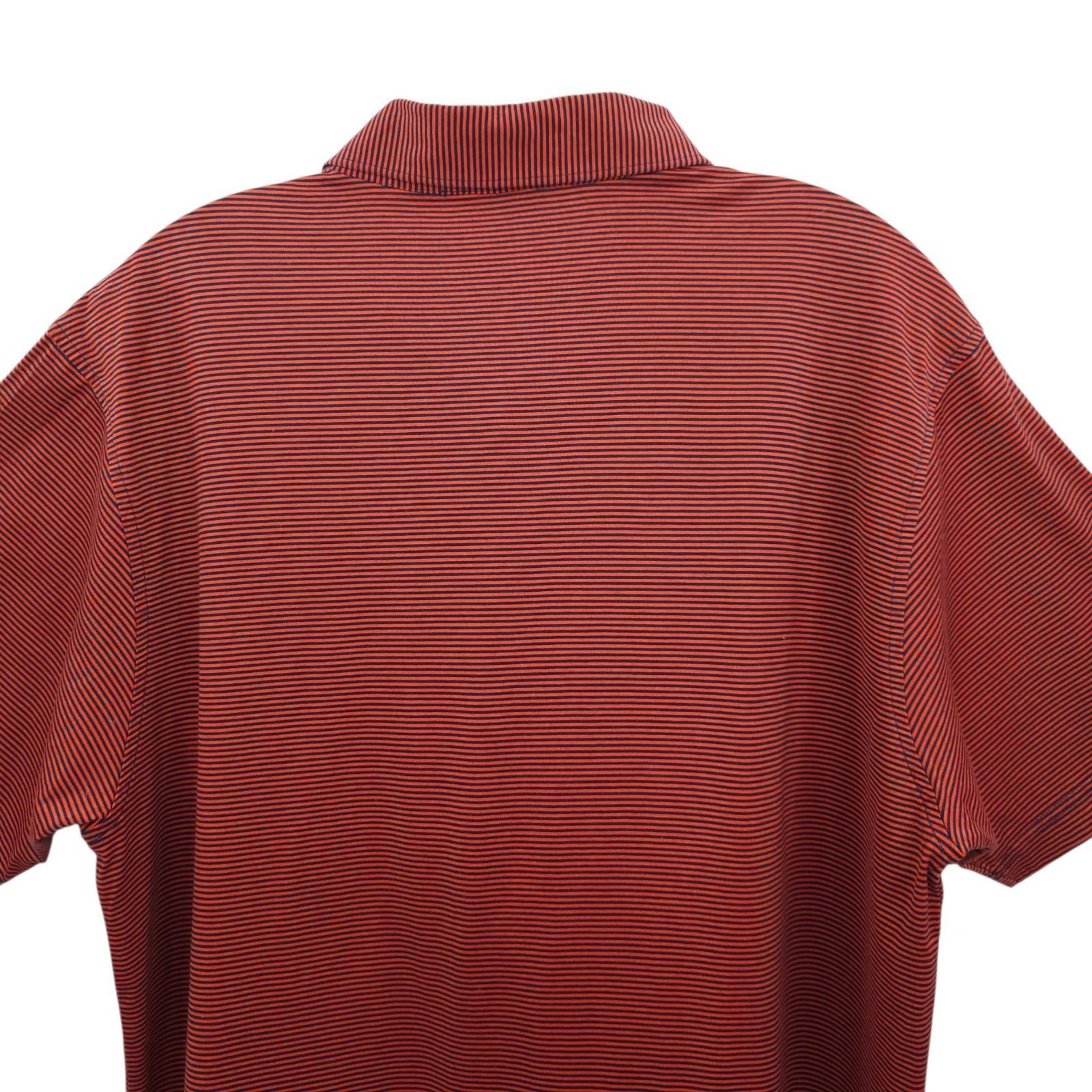 Peter Millar Peter Millar Polo Shirt Mens M Classic Red Navy Micro Stripe Size US M / EU 48-50 / 2 - 11 Thumbnail