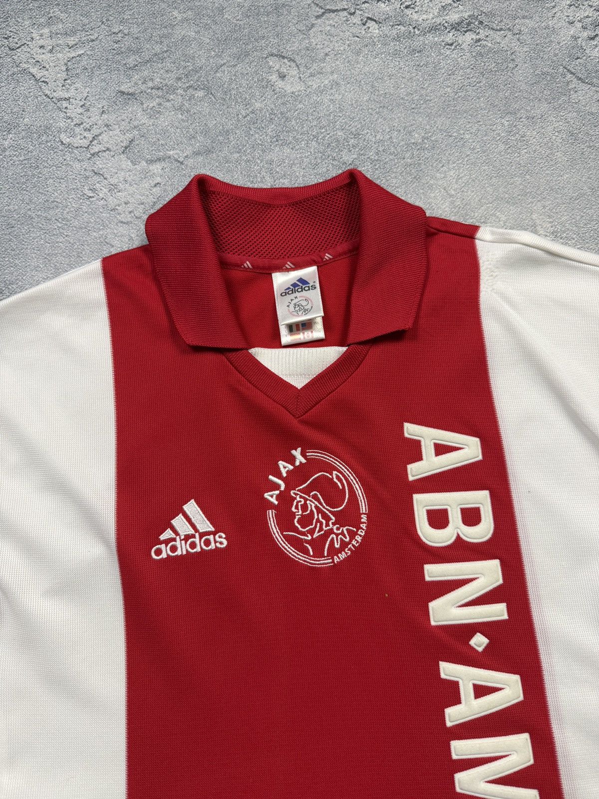 Adidas Adidas Ajax 2007/08 Vintage Home Kit Soccer Jersey Shirt Size US L / EU 52-54 / 3 - 4 Thumbnail