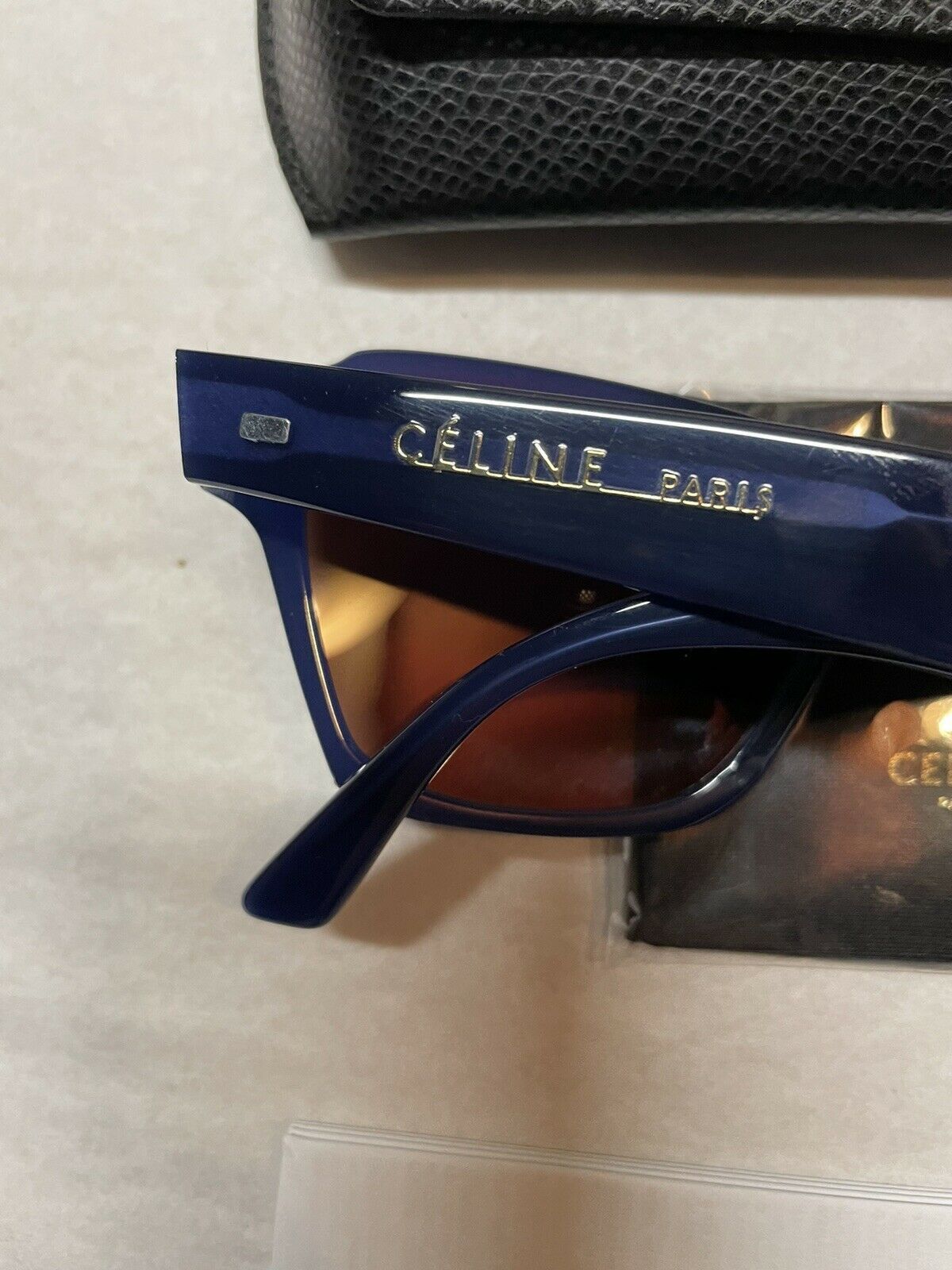 Celine Celine CL40058I 84S 52mm Rectangle Women's Sunglasses Size ONE SIZE - 4 Thumbnail