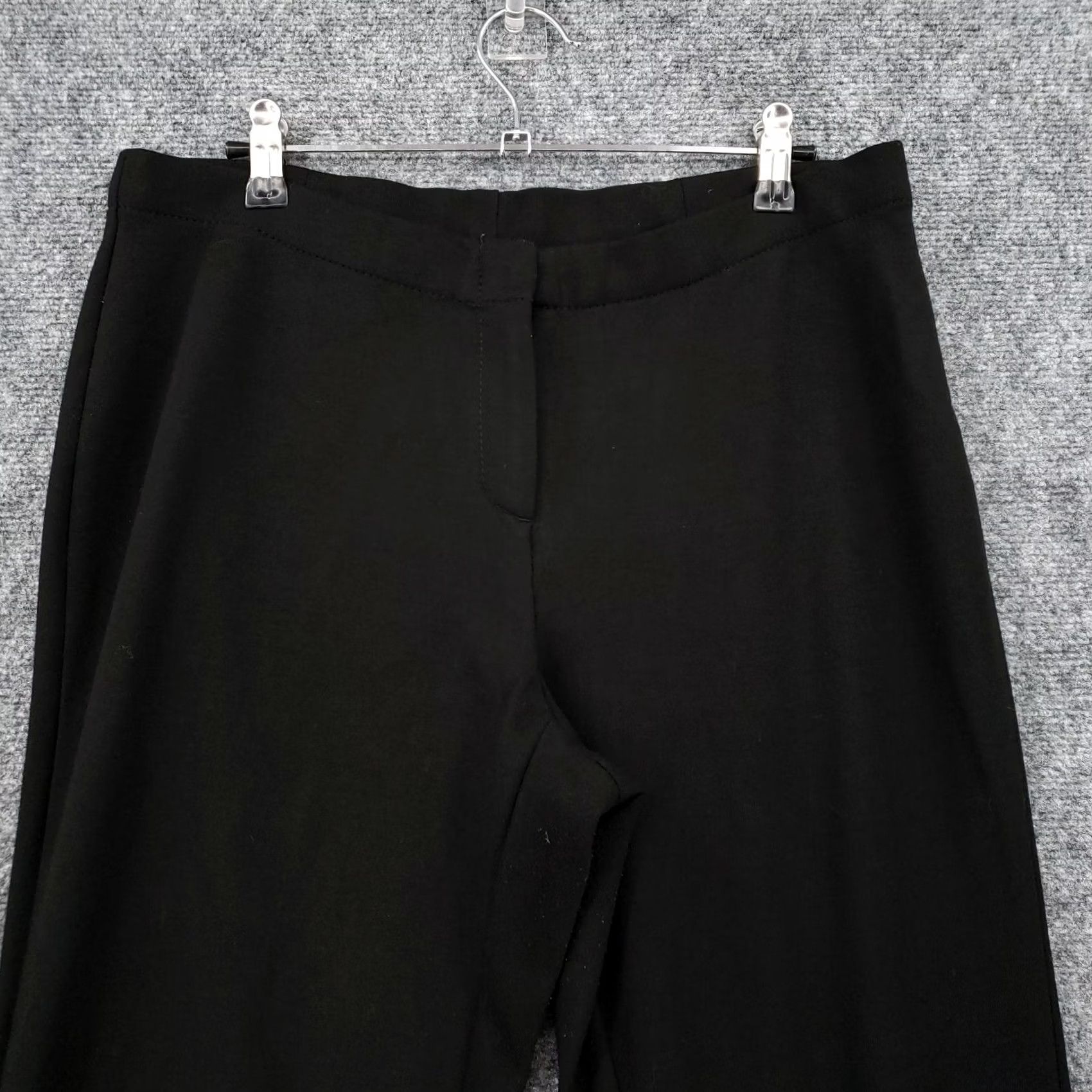 J. Jill J. Jill Dress Pants Womens 10 Black Mid-Rise Slim Straight Stretch Officewear Dress Pants Womens 10 Black Slim Straight Officewear Size 32" / US 10 / IT 46 - 5 Thumbnail