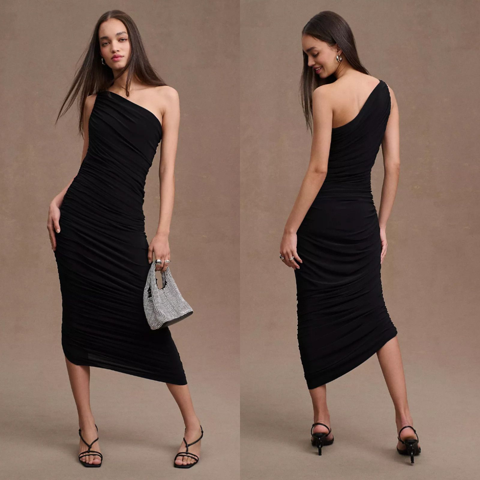 Norma Kamali Norma Kamali | NWT Diana Gown Black Jersey Midi Dress XS 34 Size XS / US 0-2 / IT 36-38 - 2 Thumbnail