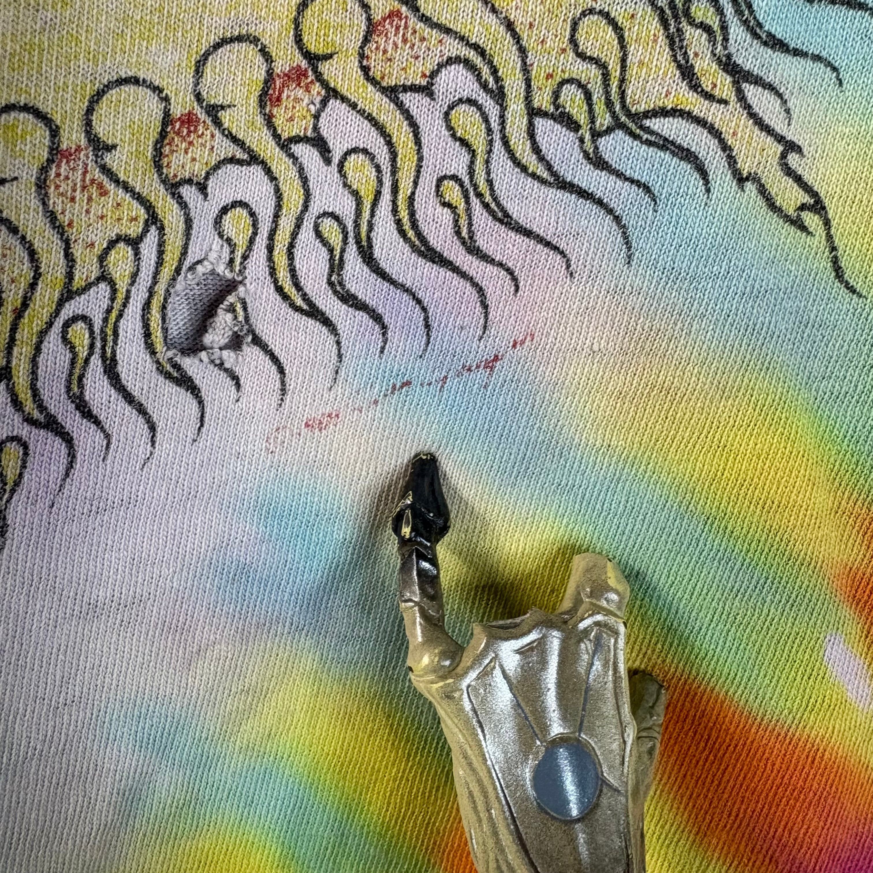 Grateful Dead Vintage 1989 Jerry Jaspar Grateful Dead Sun Tie Dye Tee Size US XL / EU 56 / 4 - 6 Thumbnail
