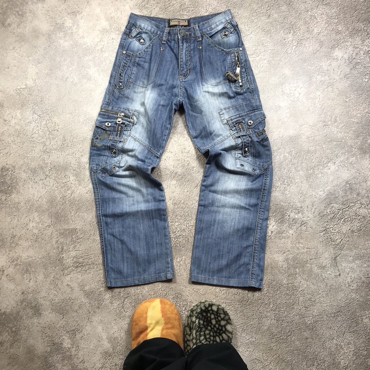 If Six Was Nine vintage y2k denim japan jeans distressed flared 90s Size 27" / US 4 / IT 40 - 2 Thumbnail