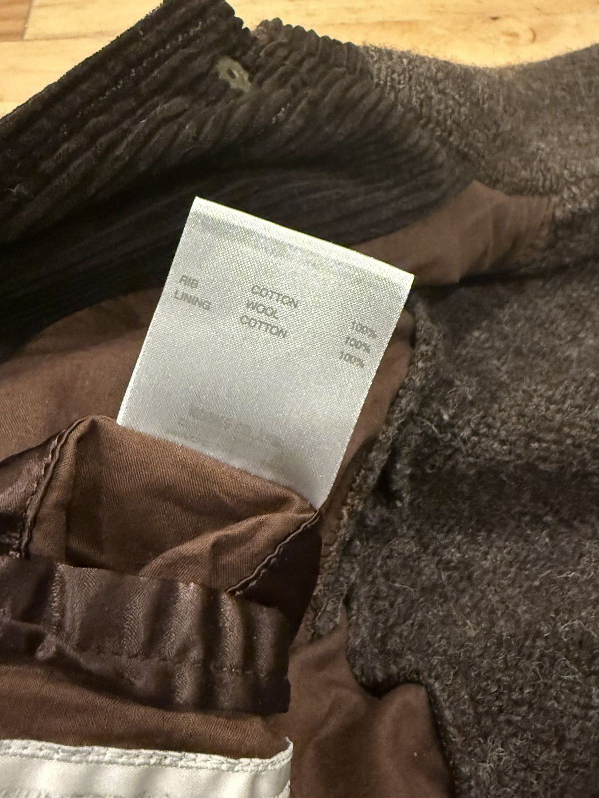 Number (N)ine × Takahiromiyashita The Soloist. AW02 NoWhere Man Corduroy/Wool Jacket Size US M / EU 48-50 / 2 - 9 Thumbnail