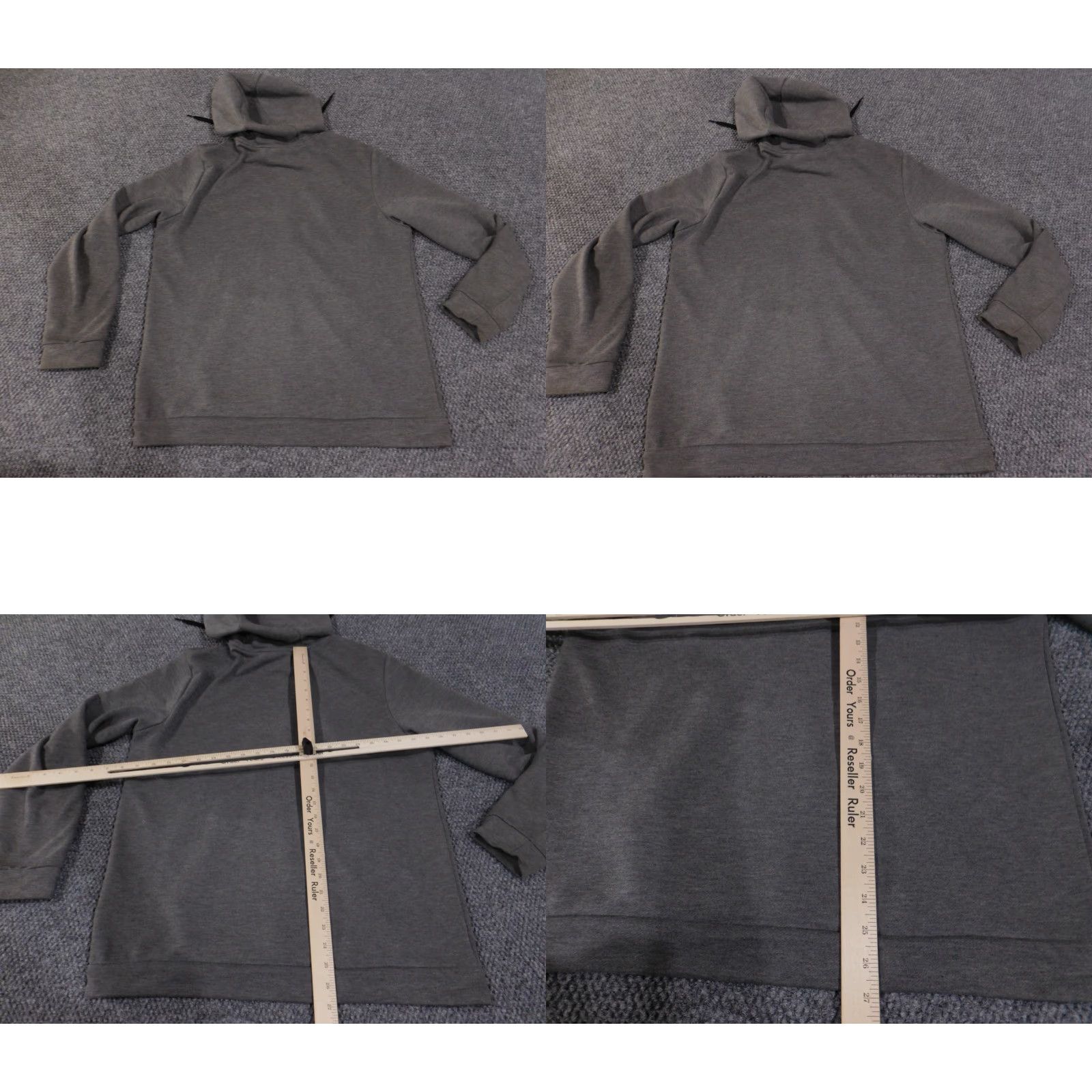 Nike Nike Hoodie Mens Medium Gray Swoosh Logo Pullover Sweatshirt Full Zip Active Size US M / EU 48-50 / 2 - 8 Thumbnail