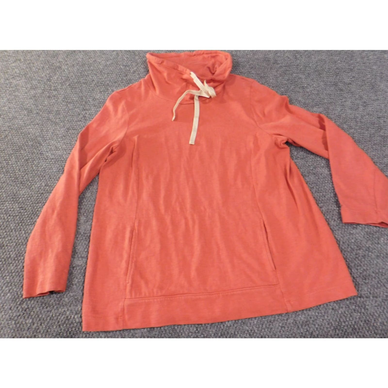 Coldwater Creek Coldwater Creek Sweater Pullover Womens M Pink Knit Cotton Turtleneck Long Sleeve Ruffle Breathable Casual Modern 90s? Size M / US 6-8 / IT 42-44 - 4 Thumbnail