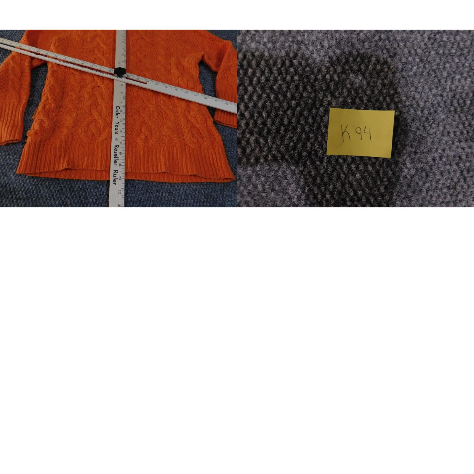 Loft LOFT Ann Taylor Cable Knit Sweater Womens XS Orange Wool Rabbit Hair Crewneck Pullover Size XS / US 0-2 / IT 36-38 - 9 Thumbnail