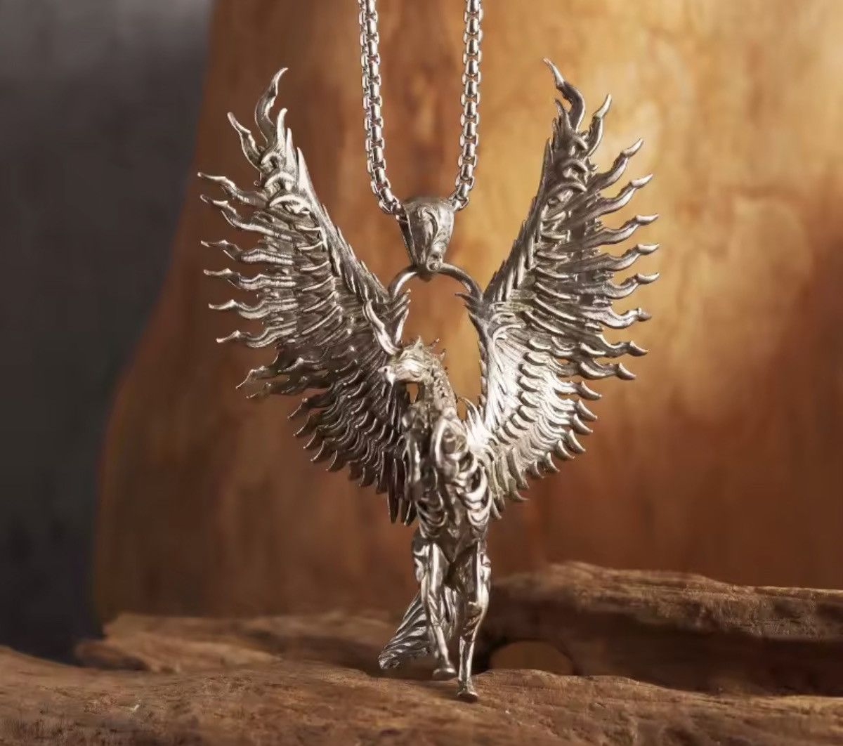 Vintage Unicorn Wings Necklace Size ONE SIZE - 5 Thumbnail