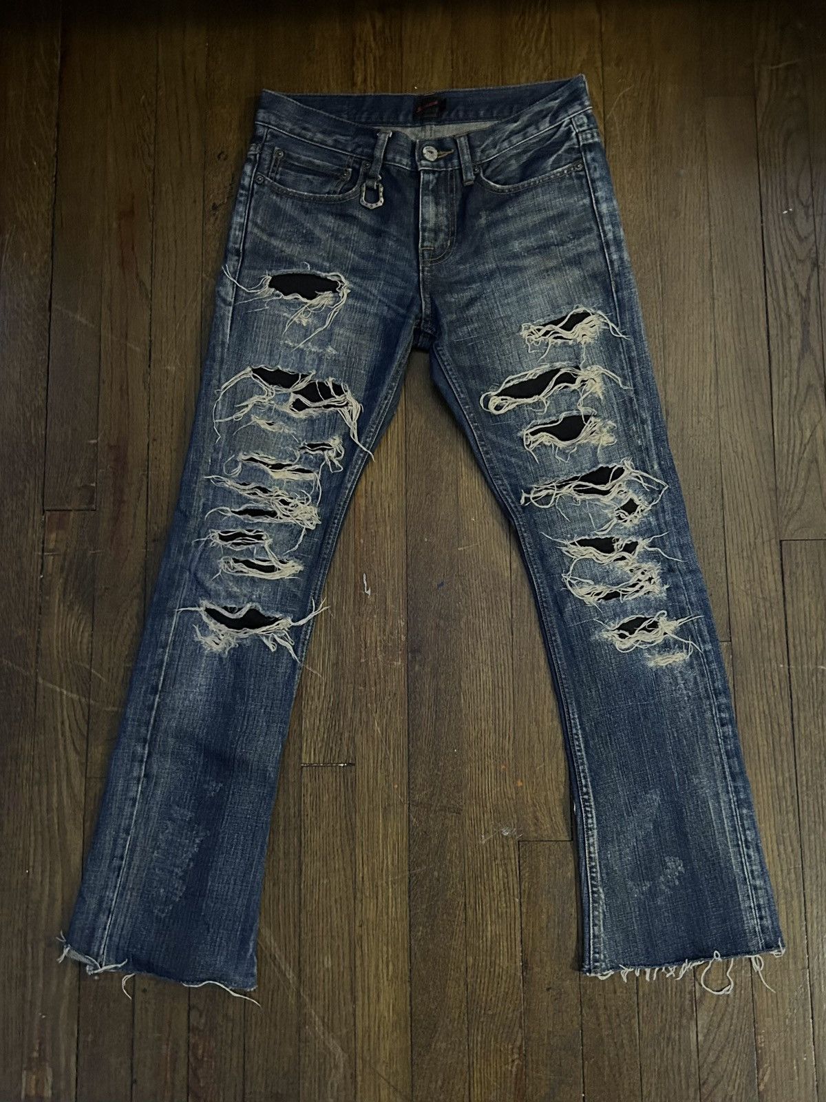 straight distressed jack rose jeans