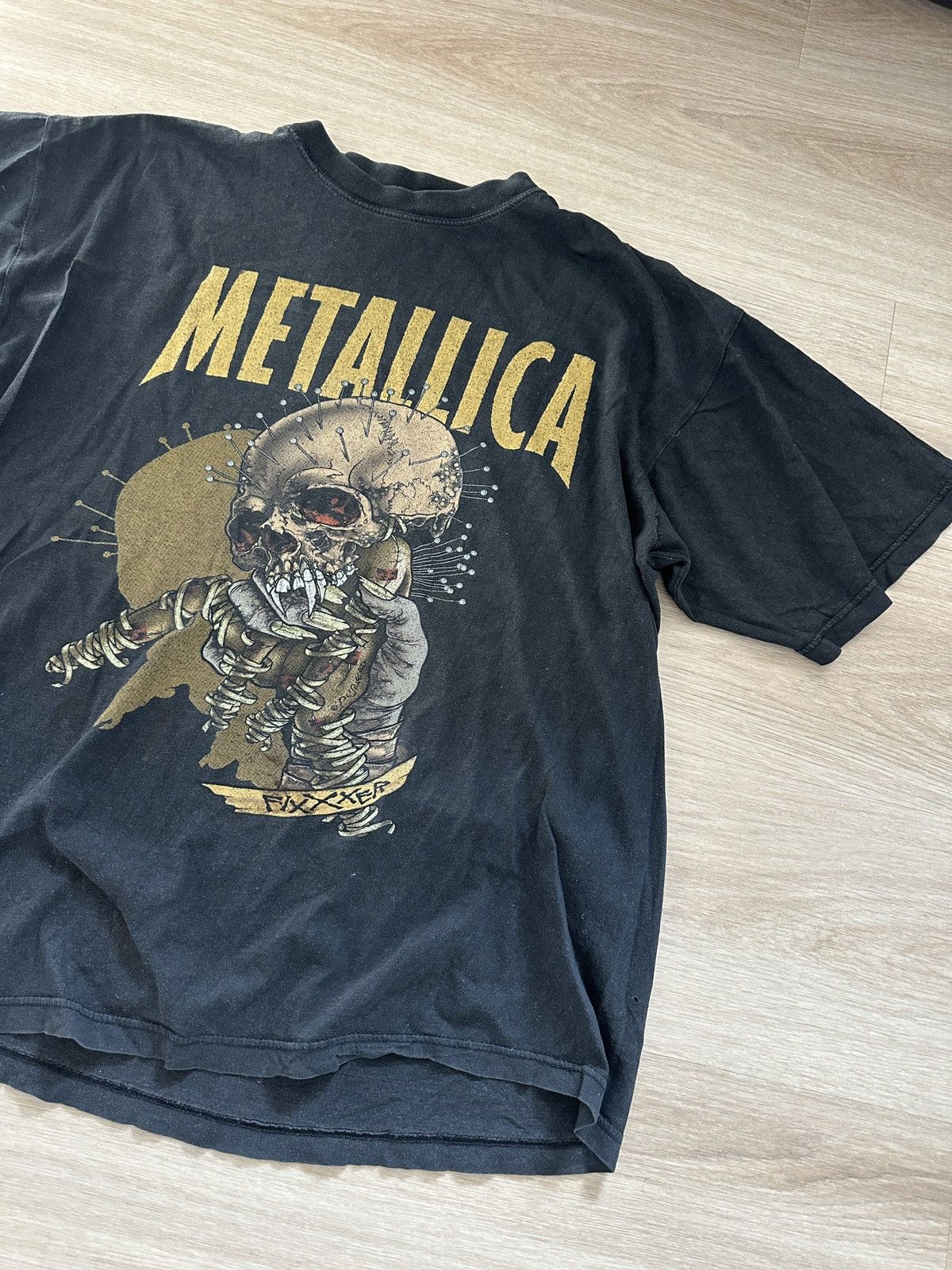 Vintage Metallica Fixxer Vintage Printed Band T-Shirt circa 1993 Size US XL / EU 56 / 4 - 2 Thumbnail