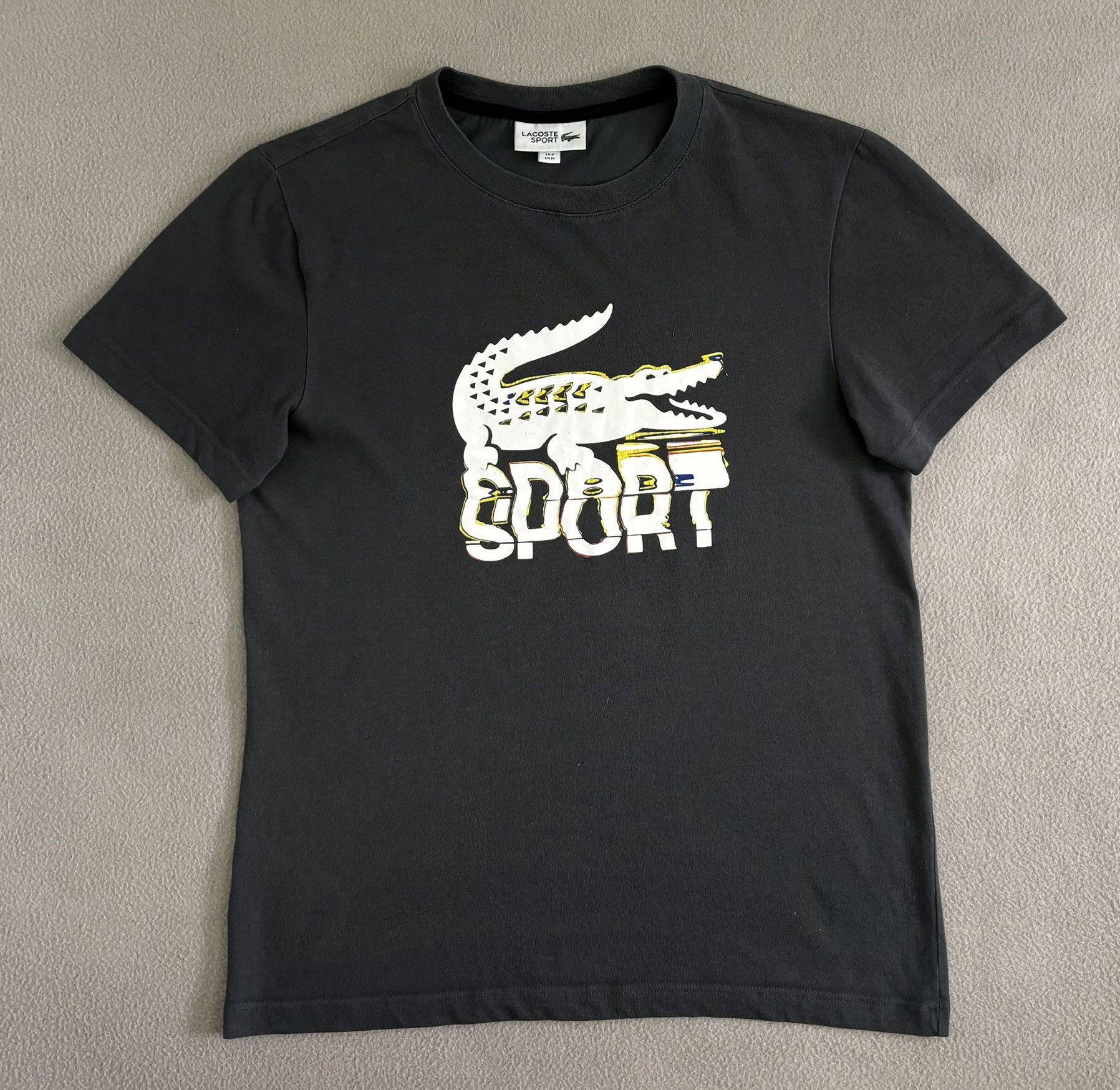 Lacoste Lacoste Sport T-Shirt Big Central Logo Medium Size US M / EU 48-50 / 2 - 5 Thumbnail